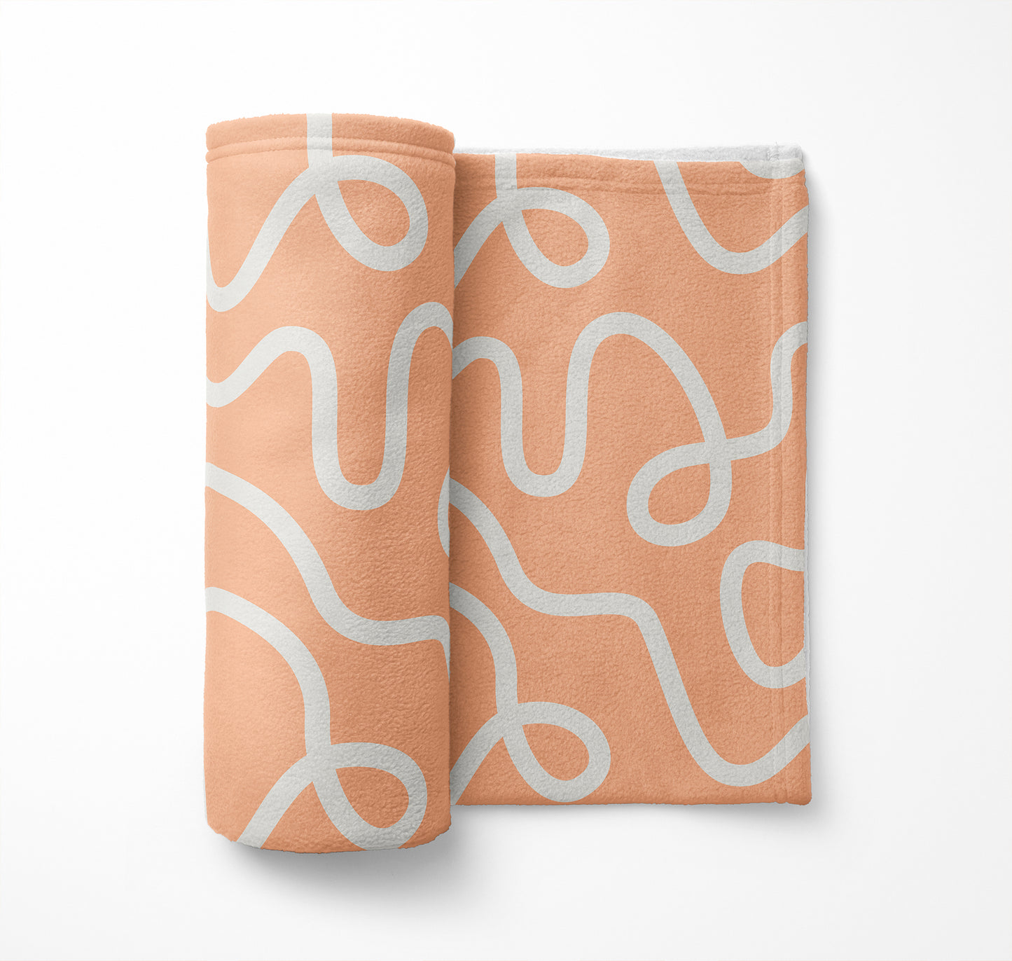 Squig Velveteen Fleece Blanket