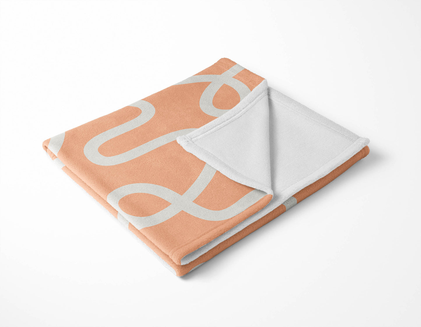 Squig Velveteen Fleece Blanket