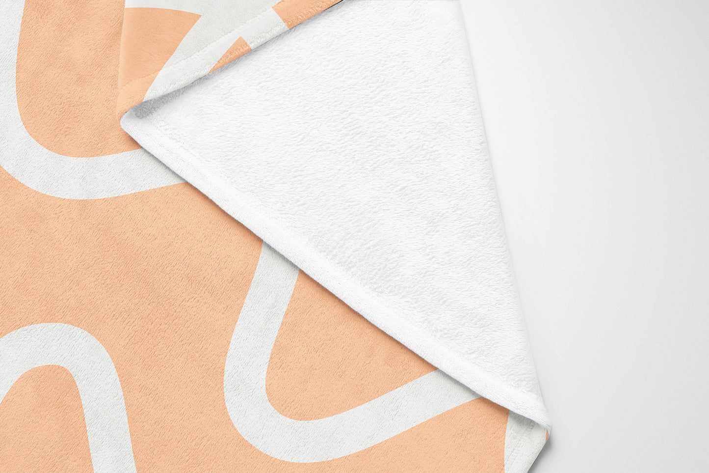 Squig Velveteen Fleece Blanket