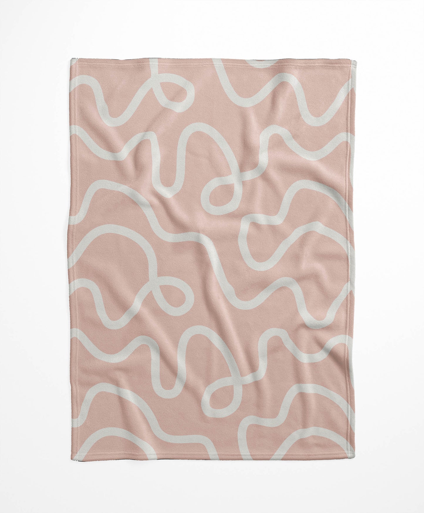 Squig Velveteen Fleece Blanket