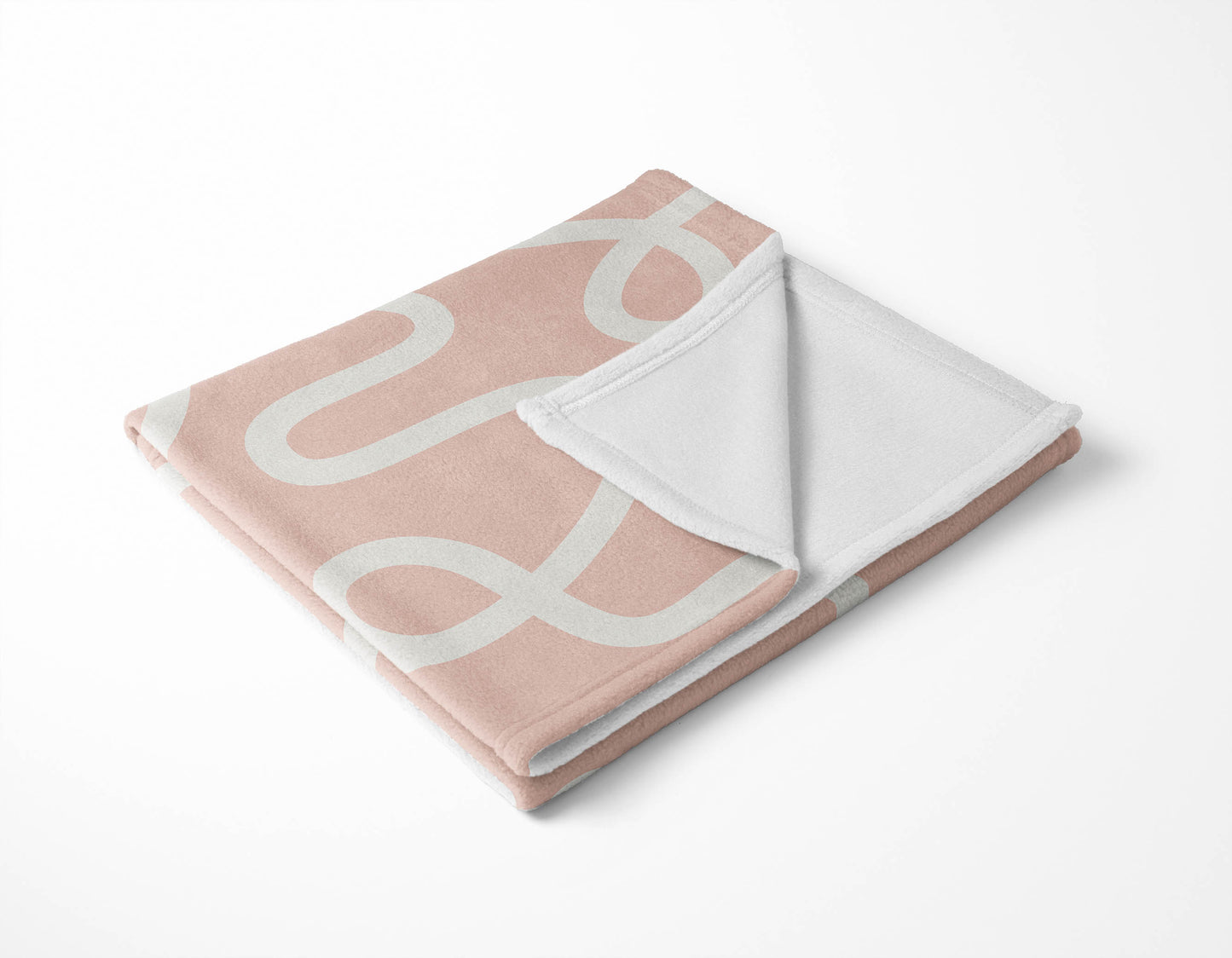 Squig Velveteen Fleece Blanket