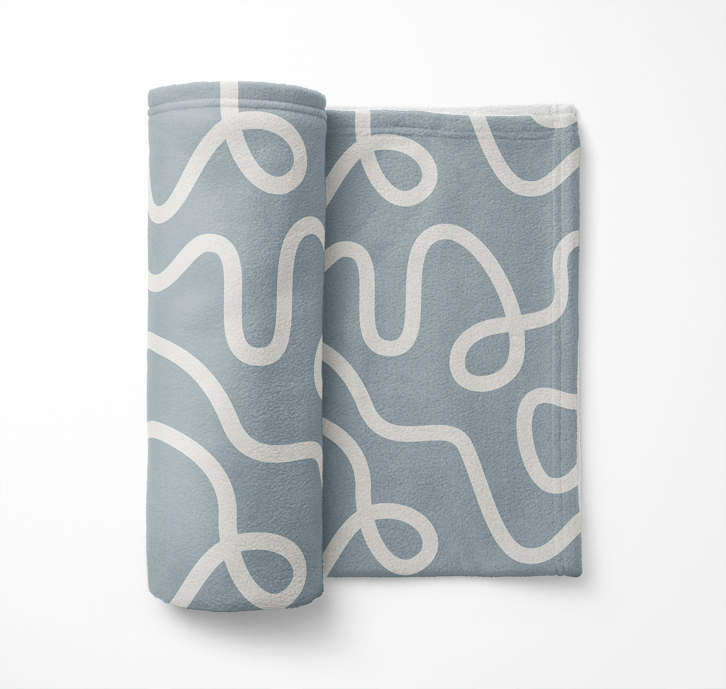 Squig Velveteen Fleece Blanket