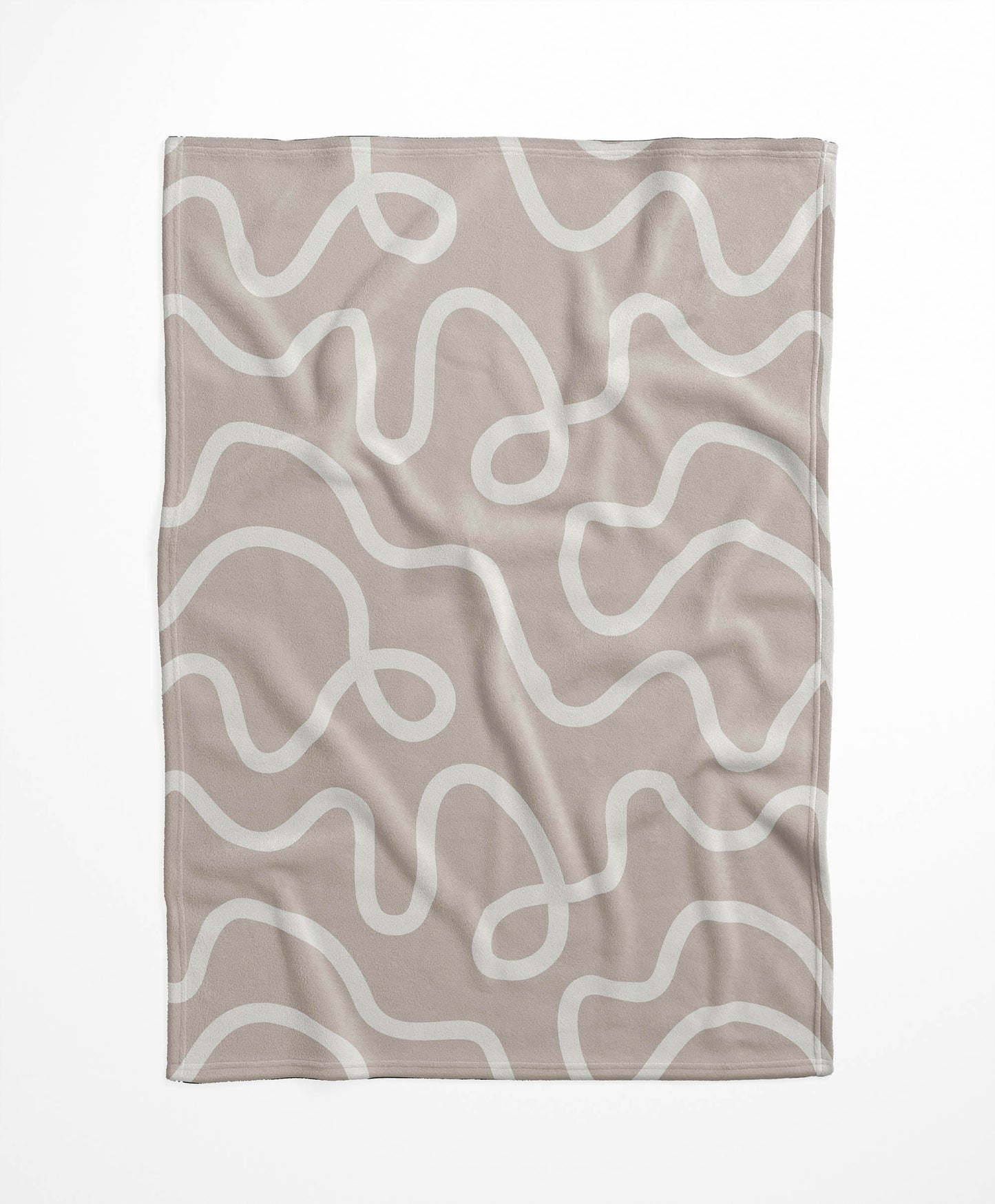 Squig Velveteen Fleece Blanket