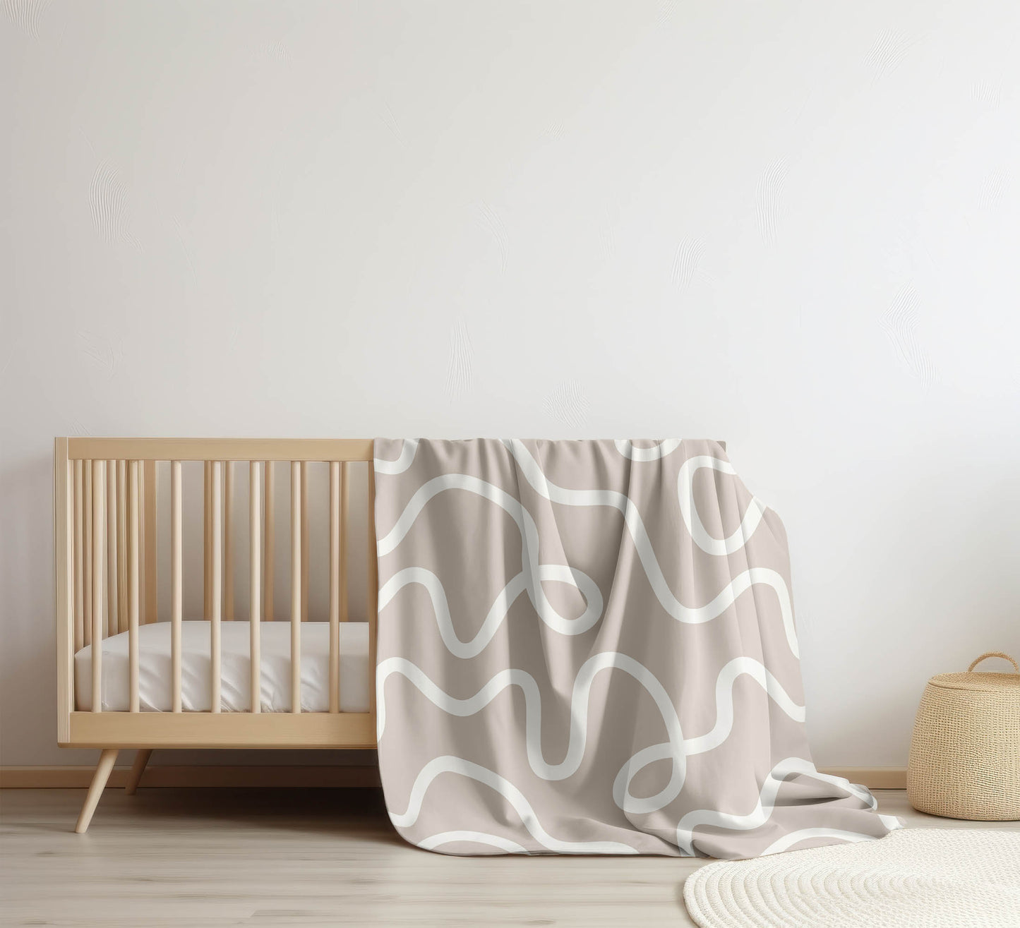 Squig Velveteen Fleece Blanket