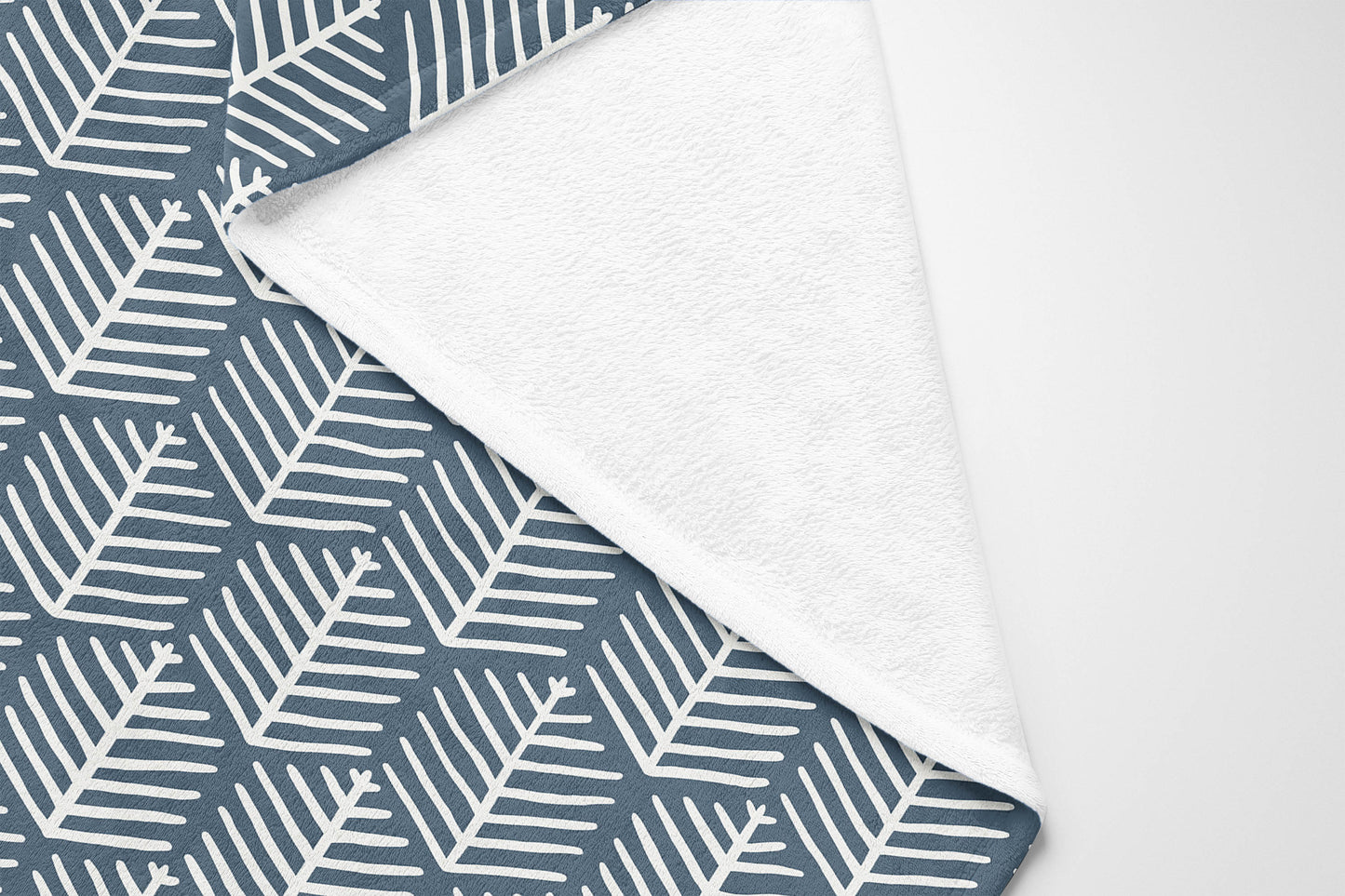 Stitch Patch Velveteen Fleece Blanket