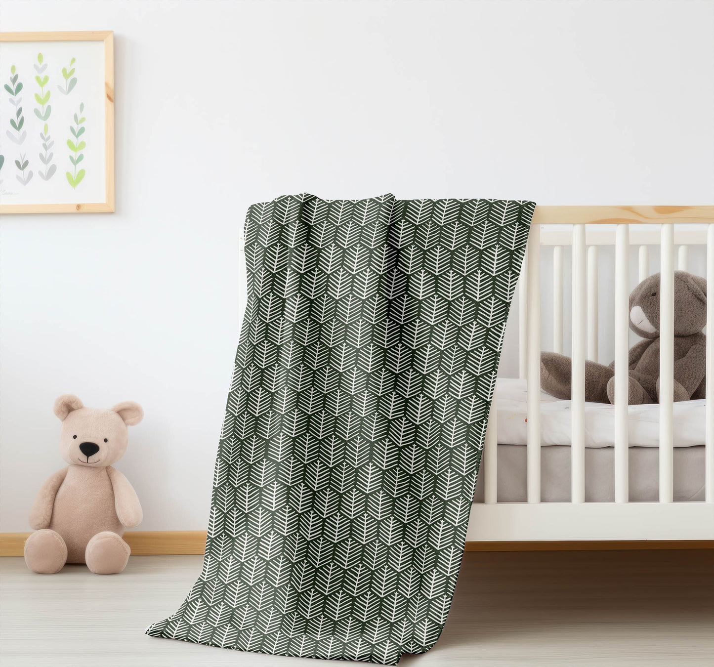 Stitch Patch Velveteen Fleece Blanket