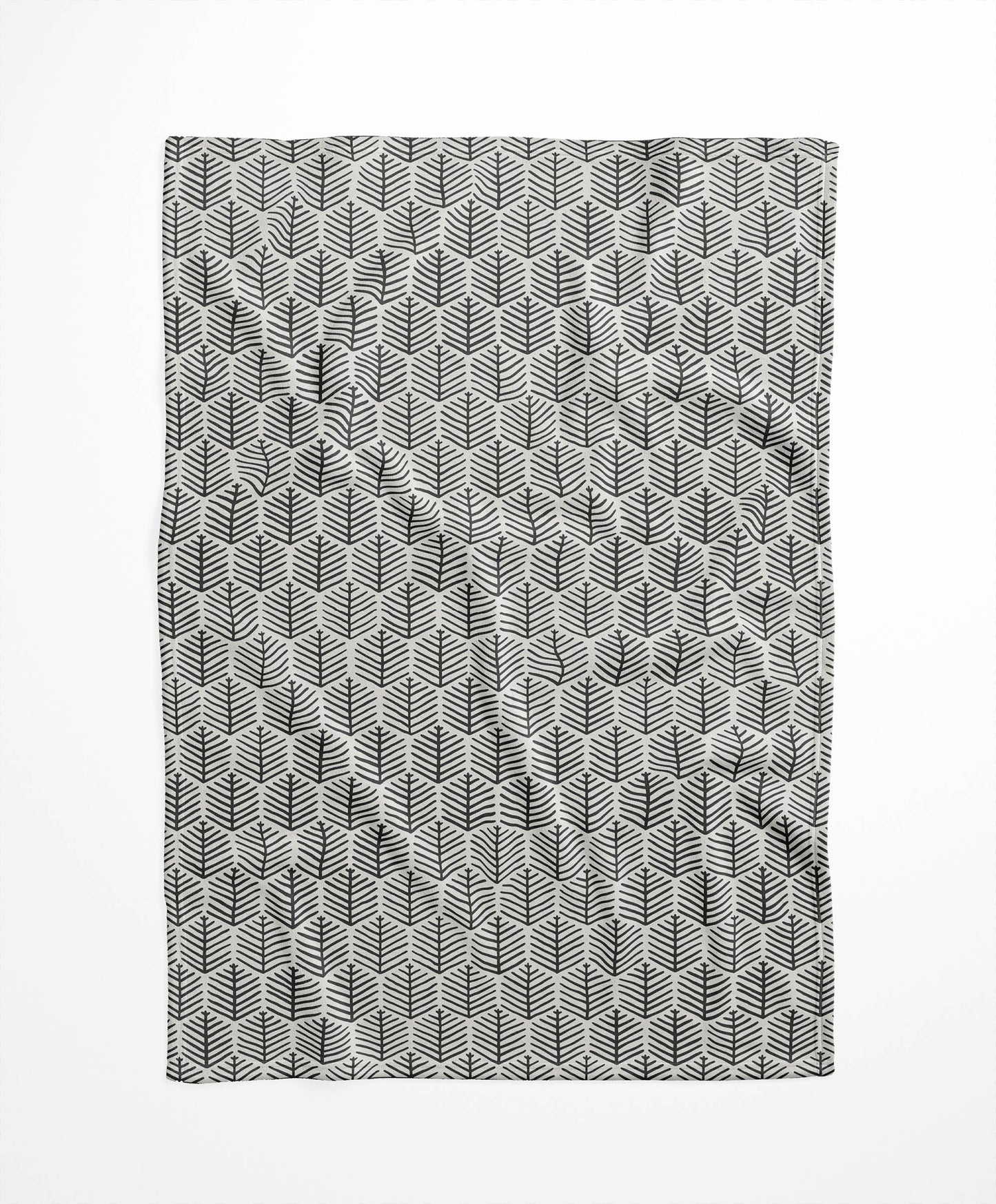 Stitch Patch Velveteen Fleece Blanket