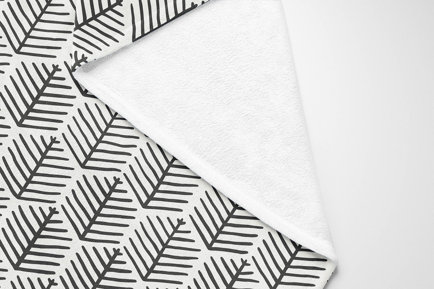 Stitch Patch Velveteen Fleece Blanket