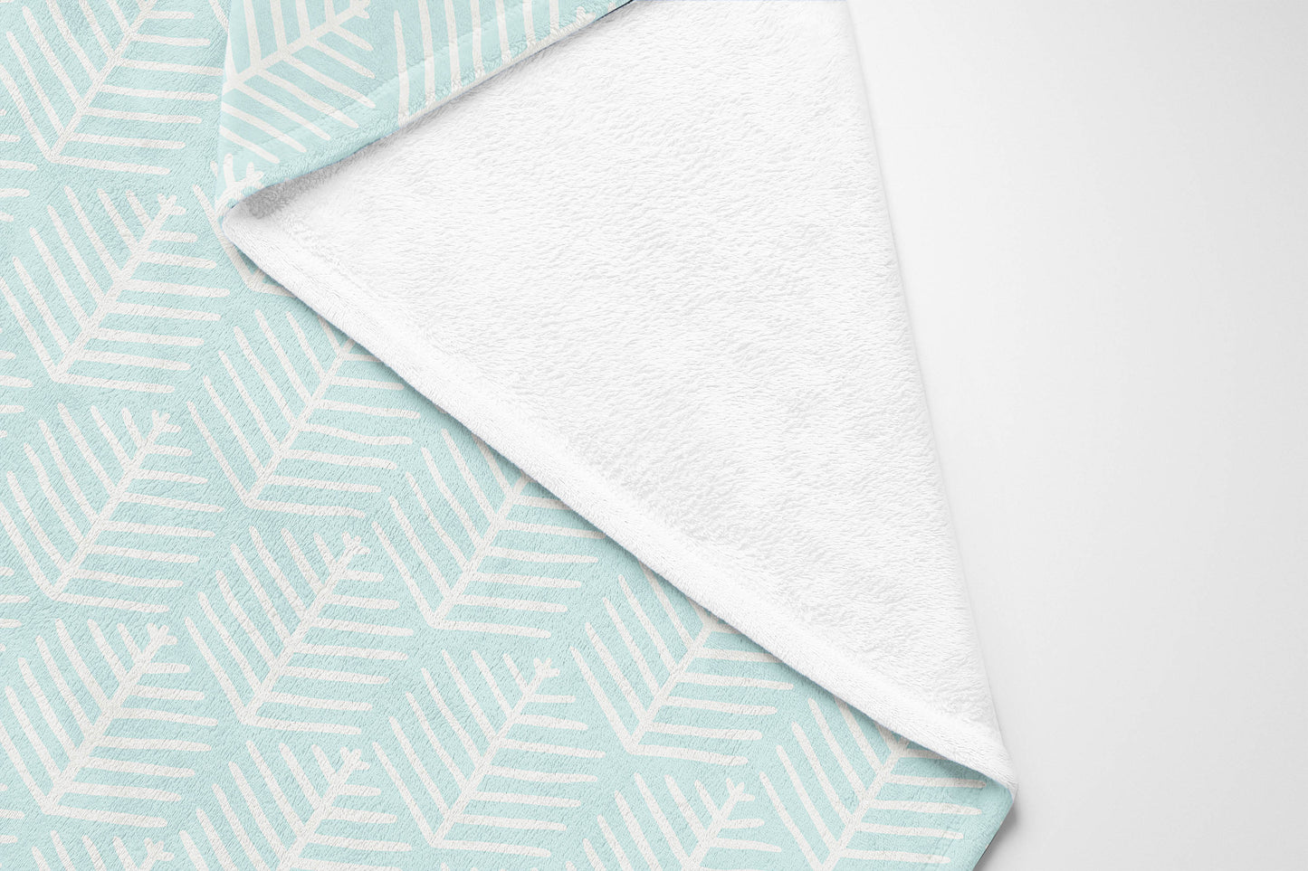 Stitch Patch Velveteen Fleece Blanket