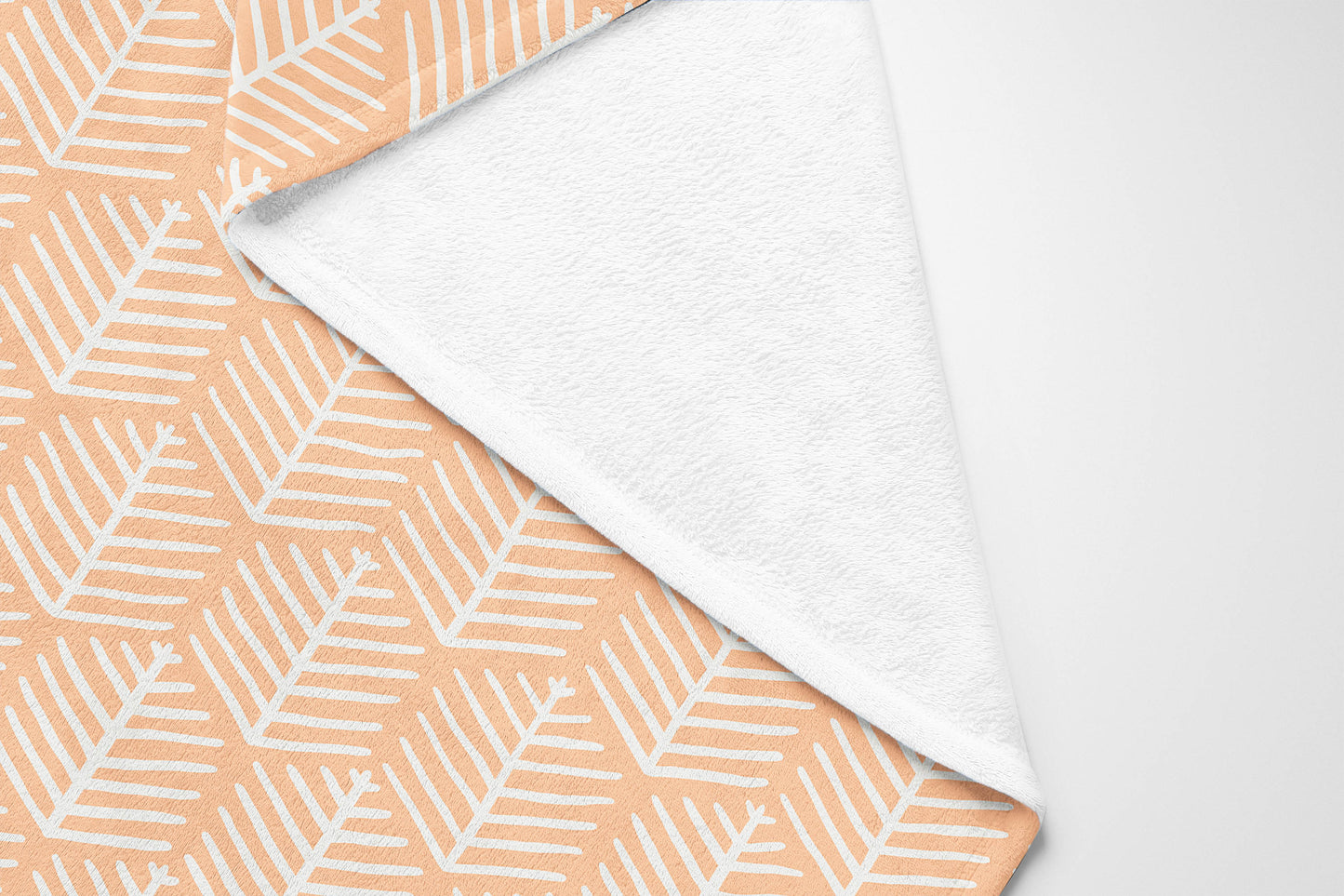 Stitch Patch Velveteen Fleece Blanket