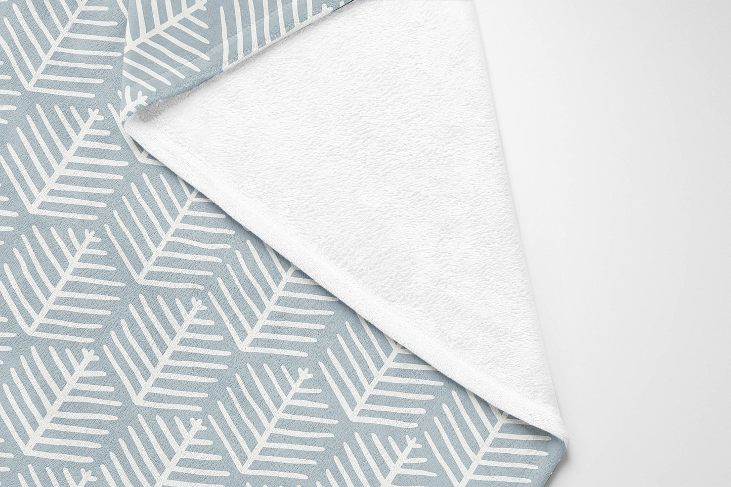 Stitch Patch Velveteen Fleece Blanket