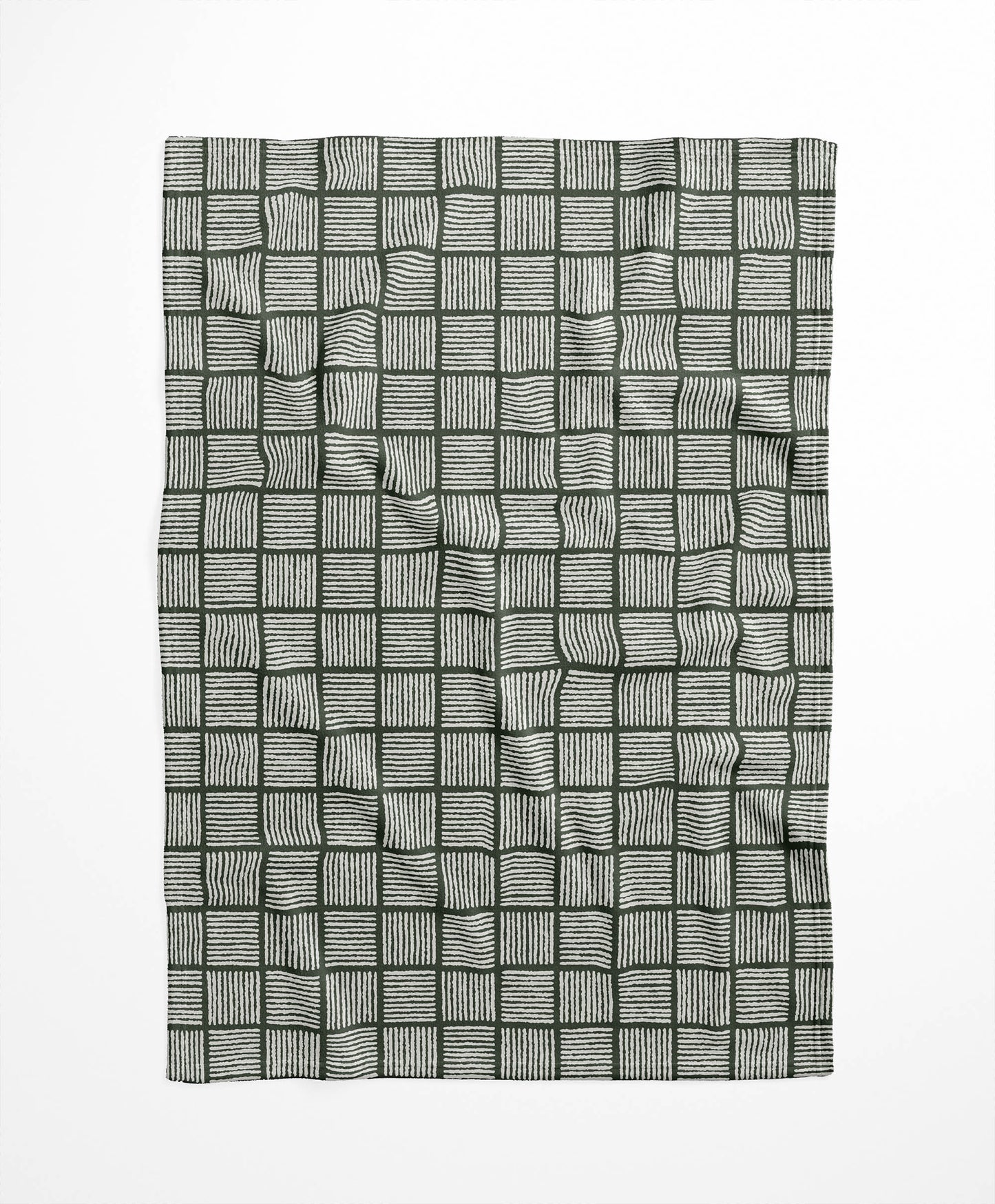 Tally Blocks Velveteen Fleece Blanket