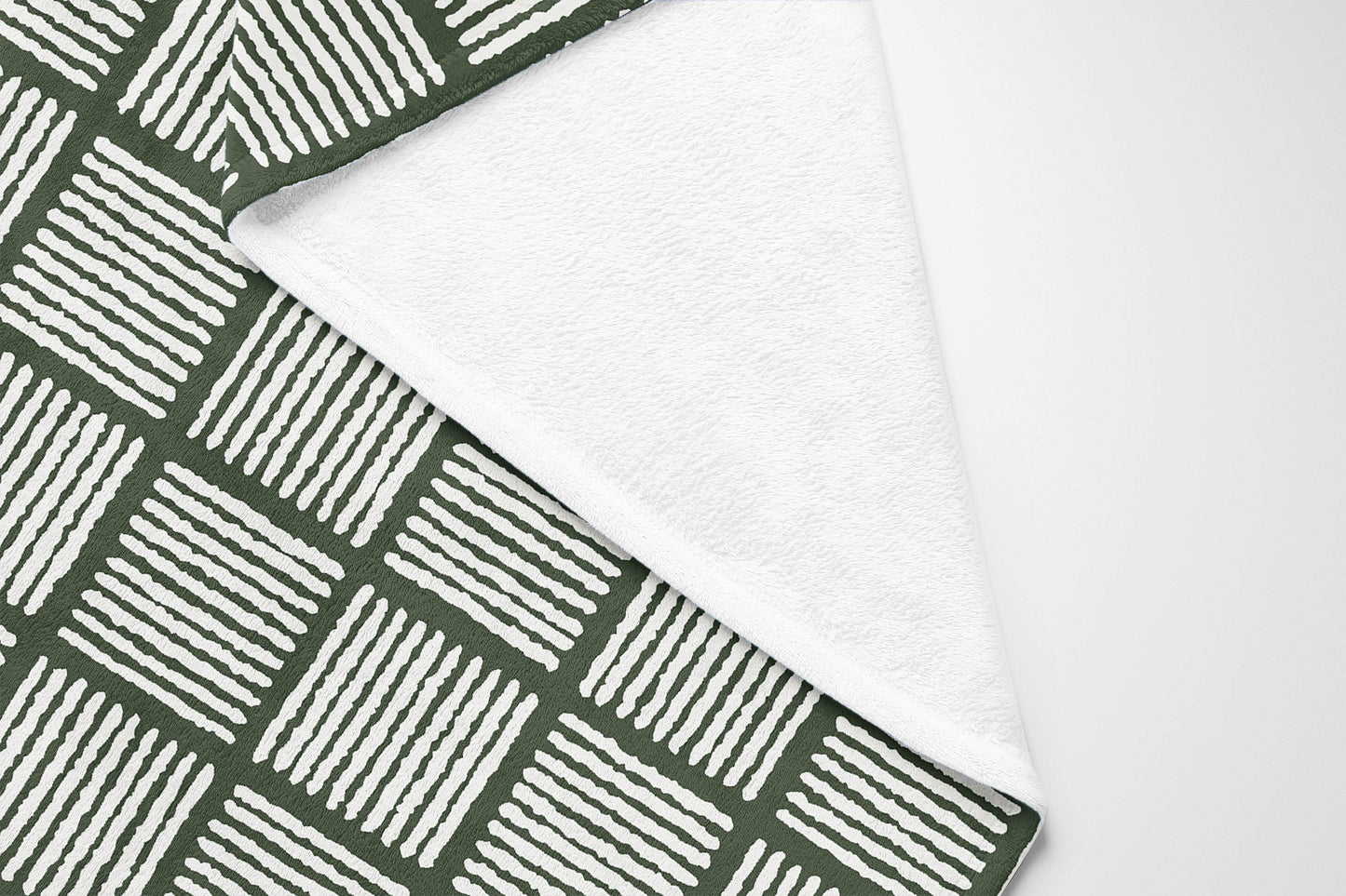 Tally Blocks Velveteen Fleece Blanket