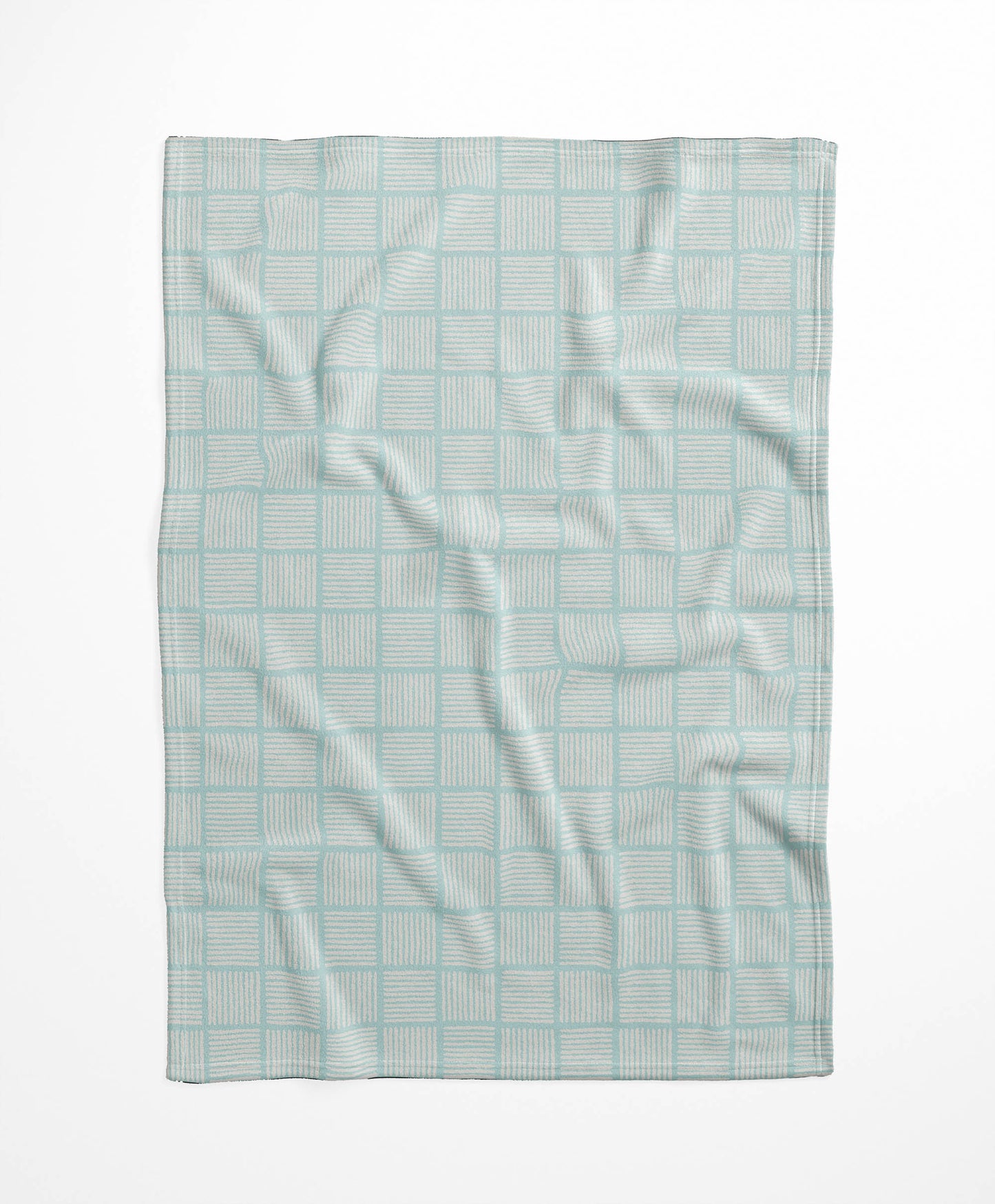 Tally Blocks Velveteen Fleece Blanket