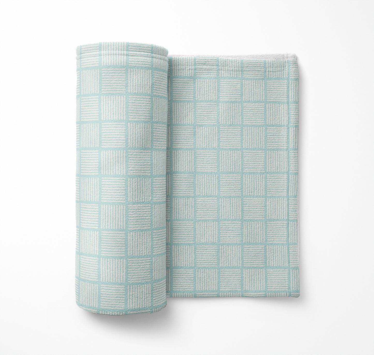 Tally Blocks Velveteen Fleece Blanket