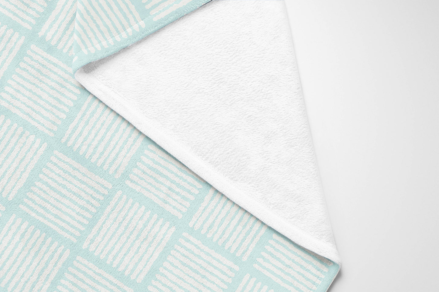 Tally Blocks Velveteen Fleece Blanket