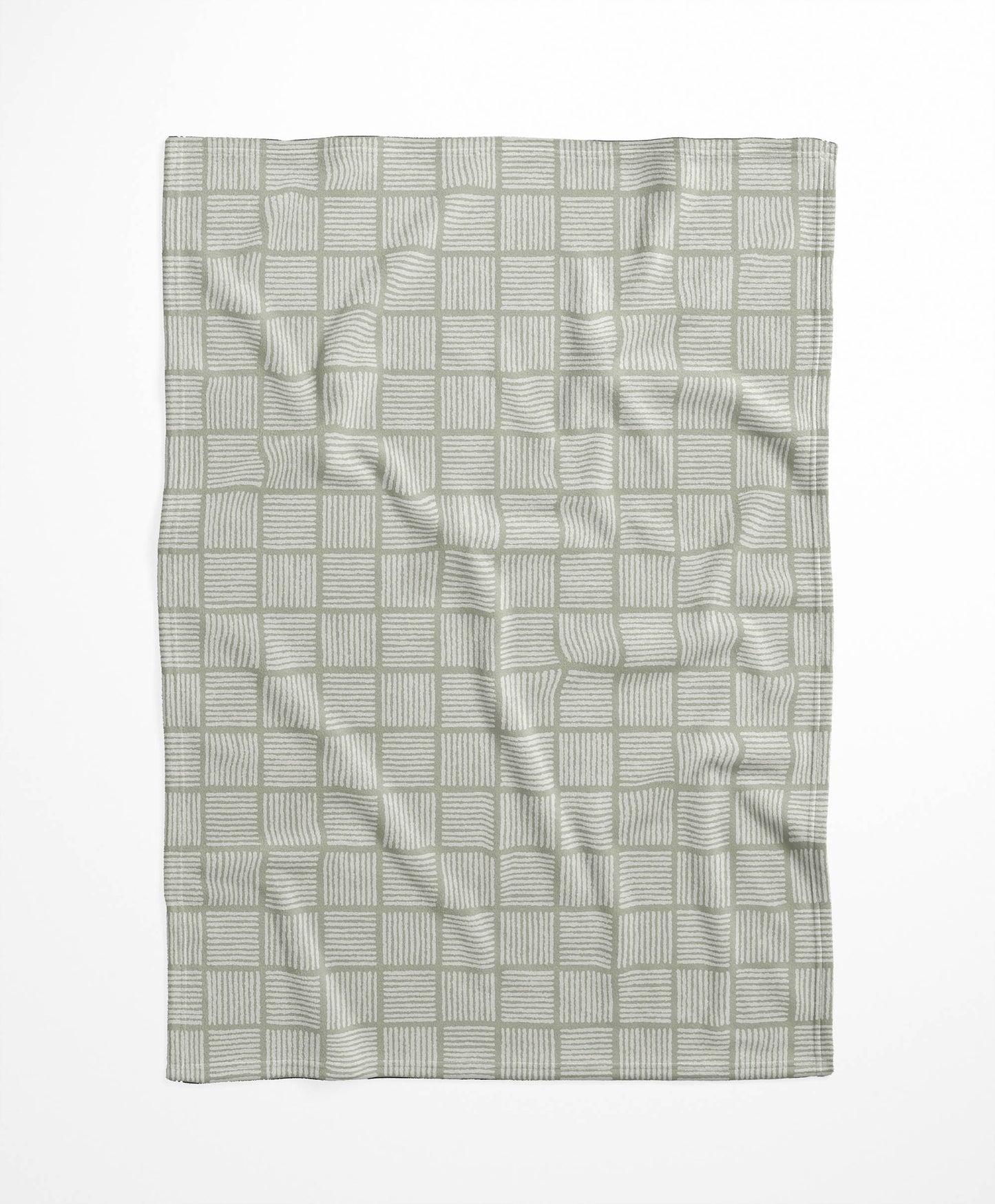 Tally Blocks Velveteen Fleece Blanket