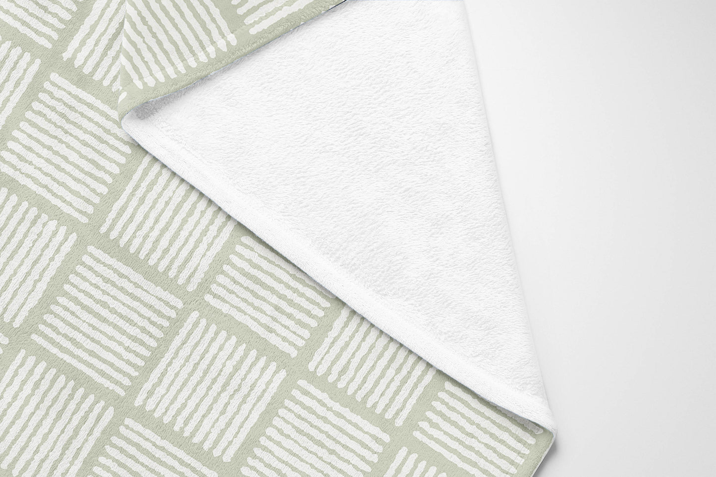 Tally Blocks Velveteen Fleece Blanket