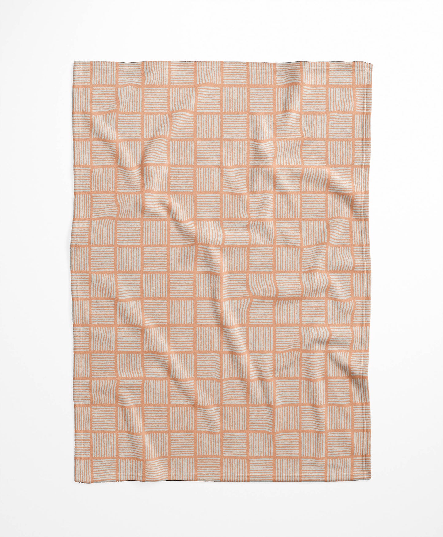 Tally Blocks Velveteen Fleece Blanket