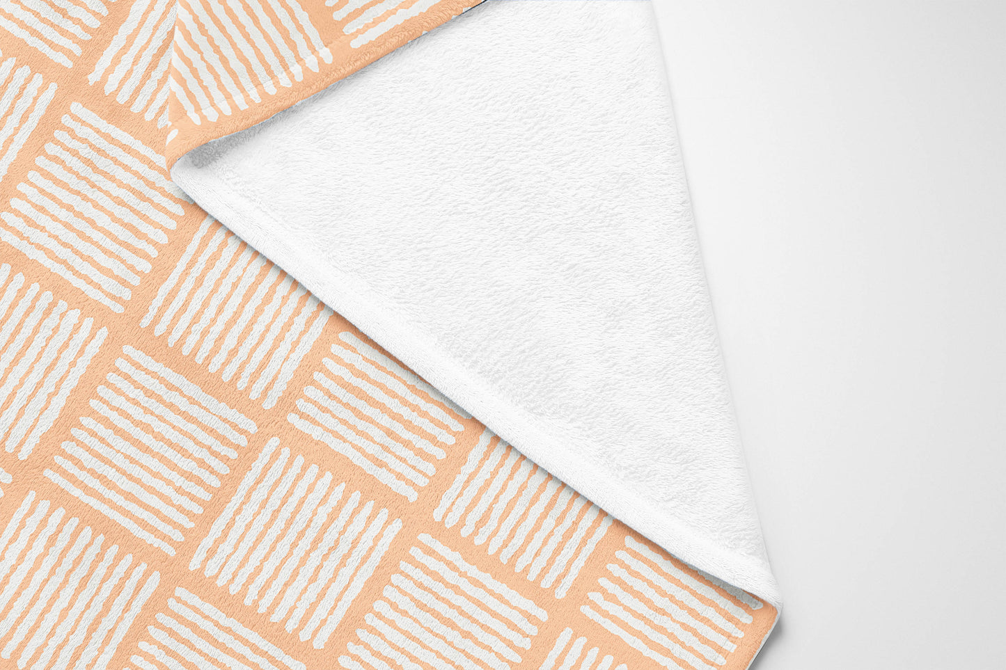 Tally Blocks Velveteen Fleece Blanket
