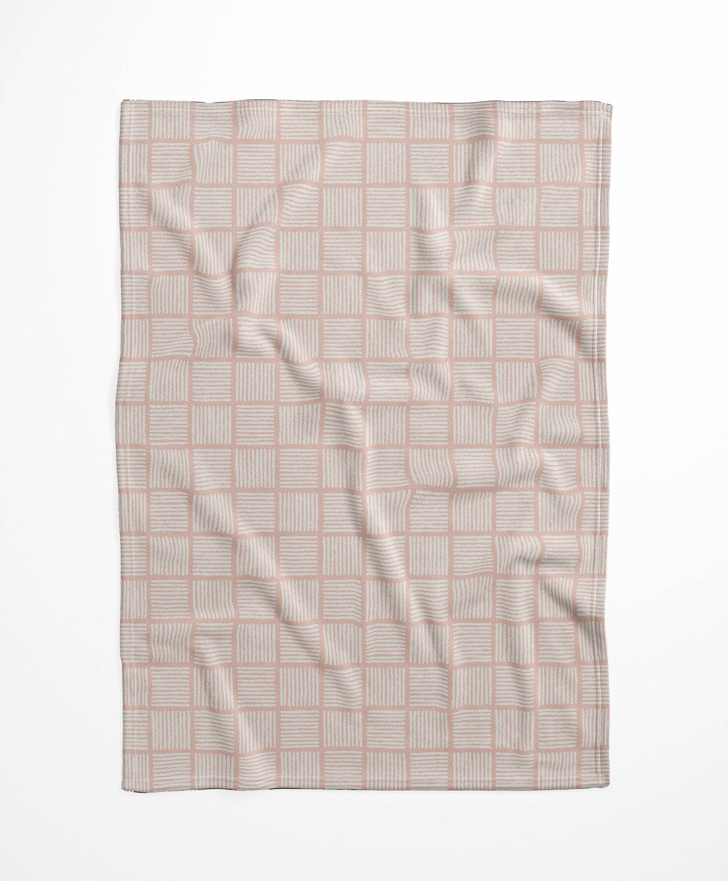 Tally Blocks Velveteen Fleece Blanket