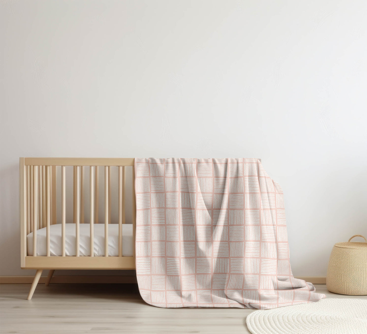 Tally Blocks Velveteen Fleece Blanket