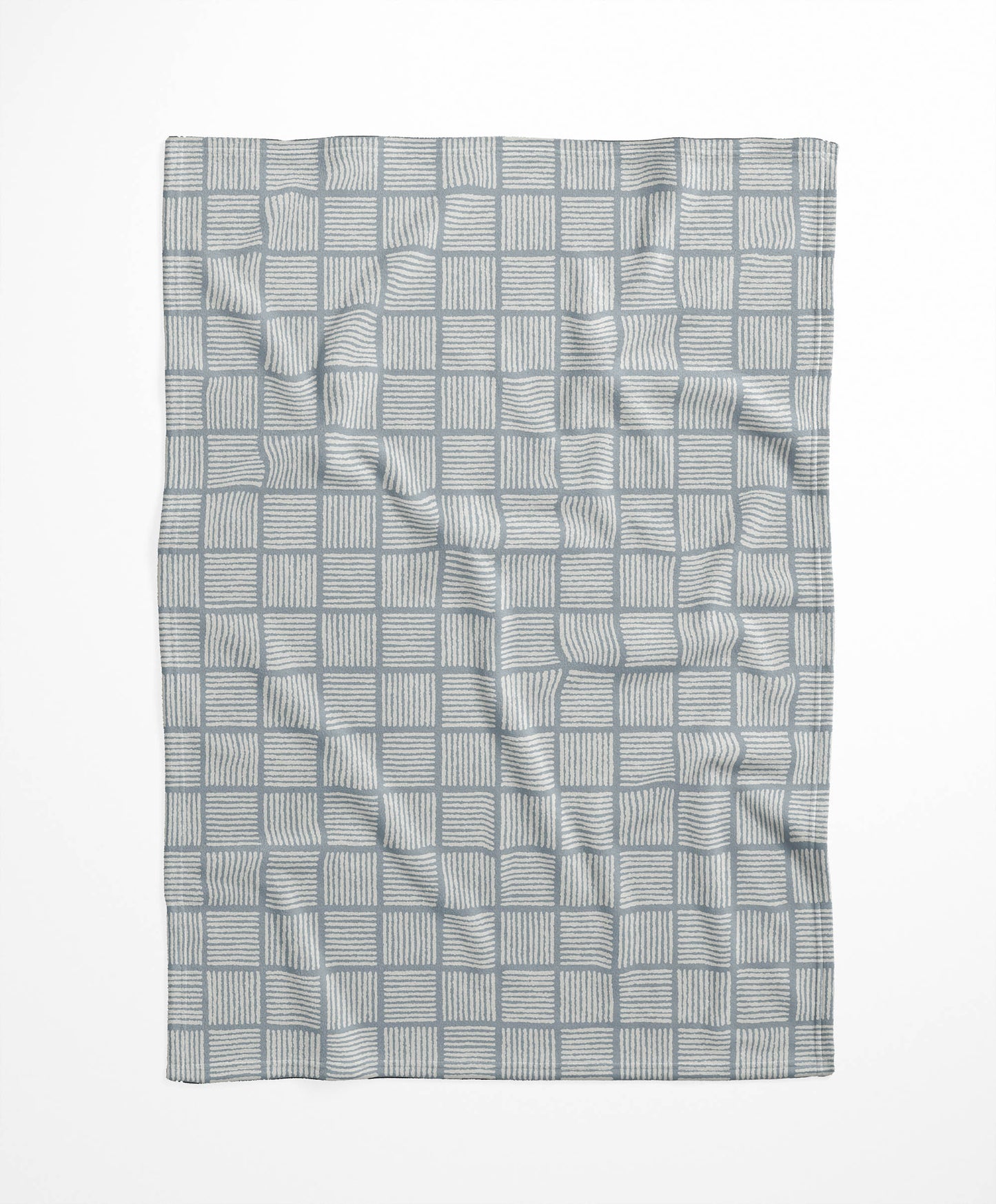Tally Blocks Velveteen Fleece Blanket