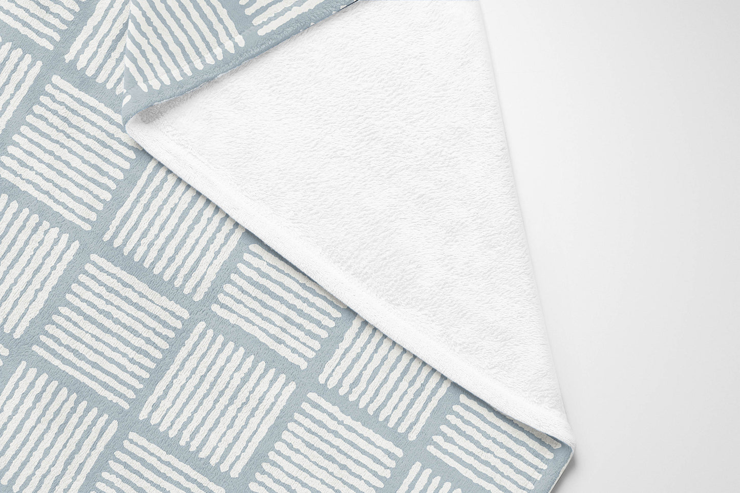 Tally Blocks Velveteen Fleece Blanket