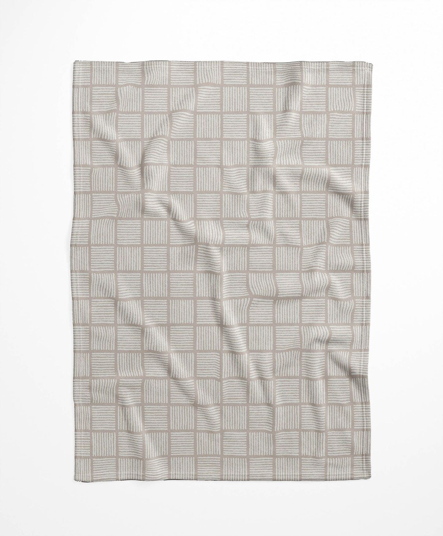 Tally Blocks Velveteen Fleece Blanket