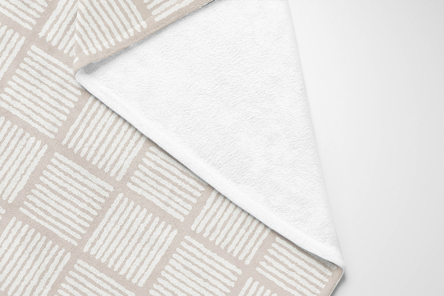 Tally Blocks Velveteen Fleece Blanket
