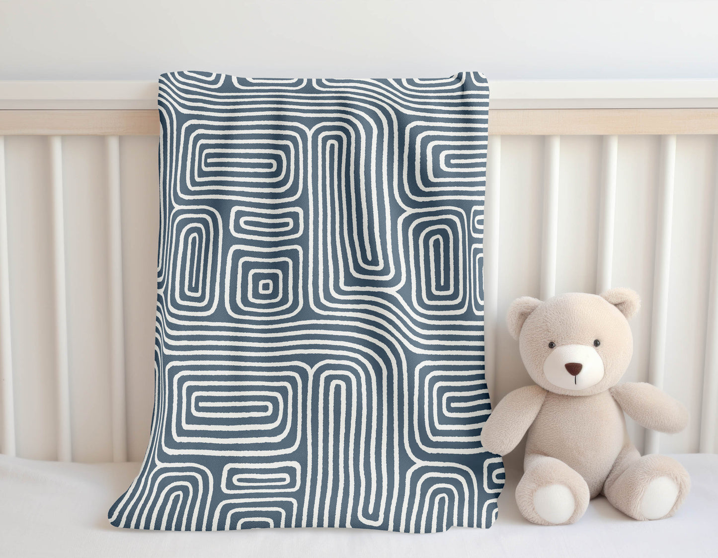 Timeless Walk Velveteen Fleece Blanket