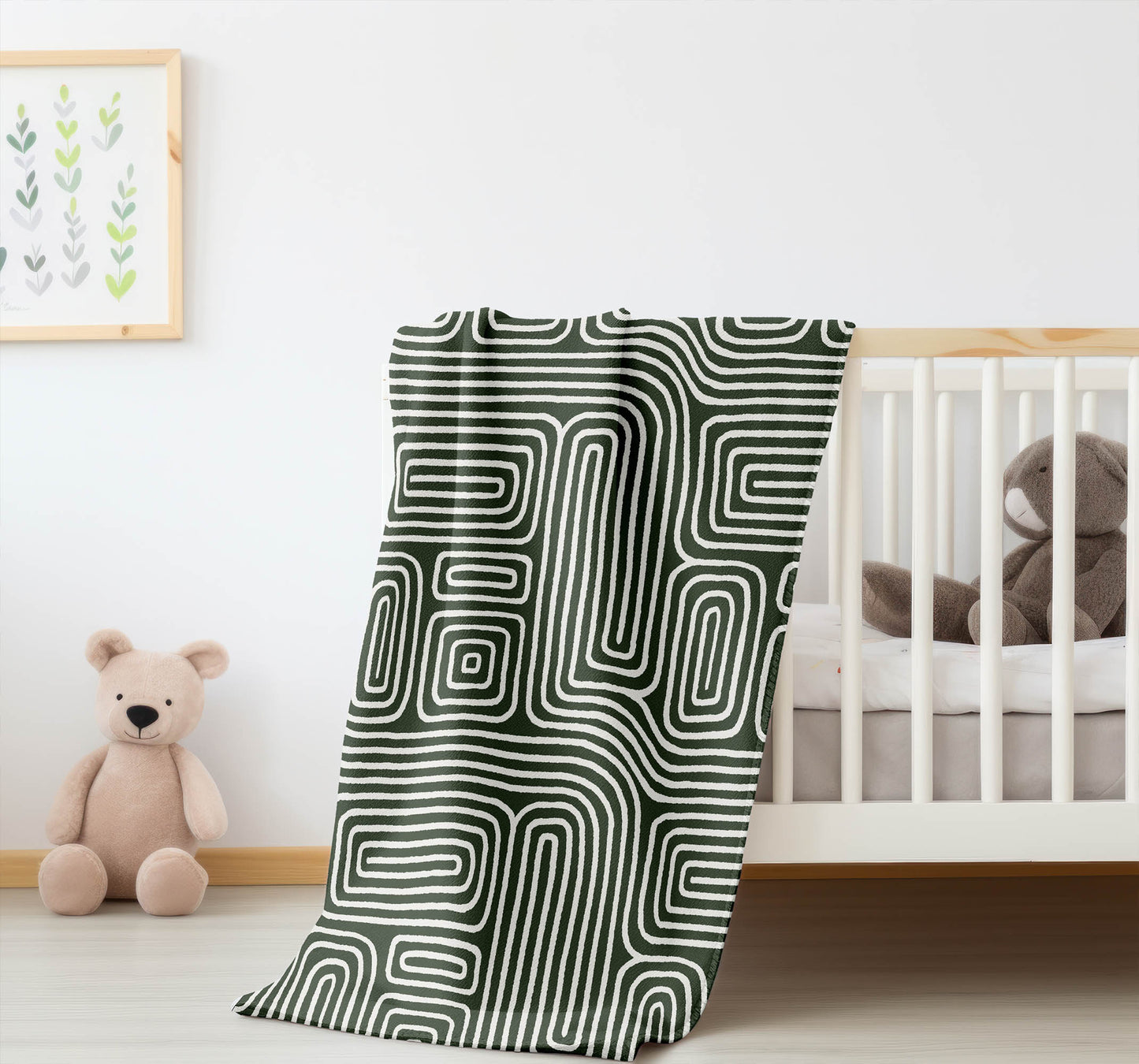 Timeless Walk Velveteen Fleece Blanket