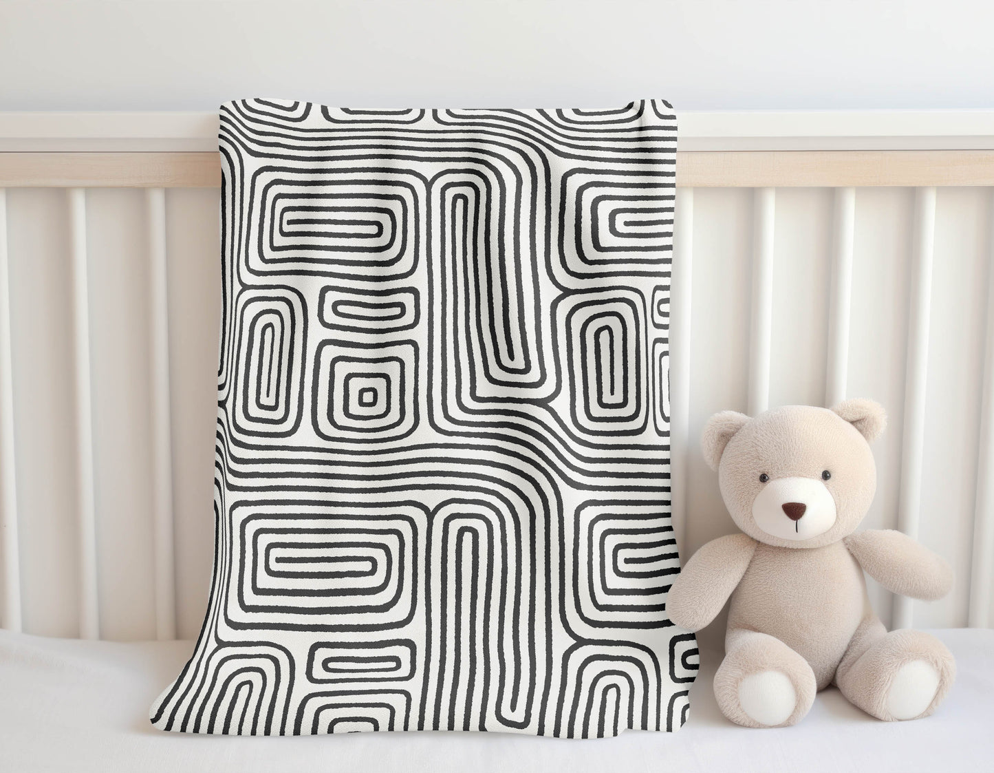 Timeless Walk Velveteen Fleece Blanket
