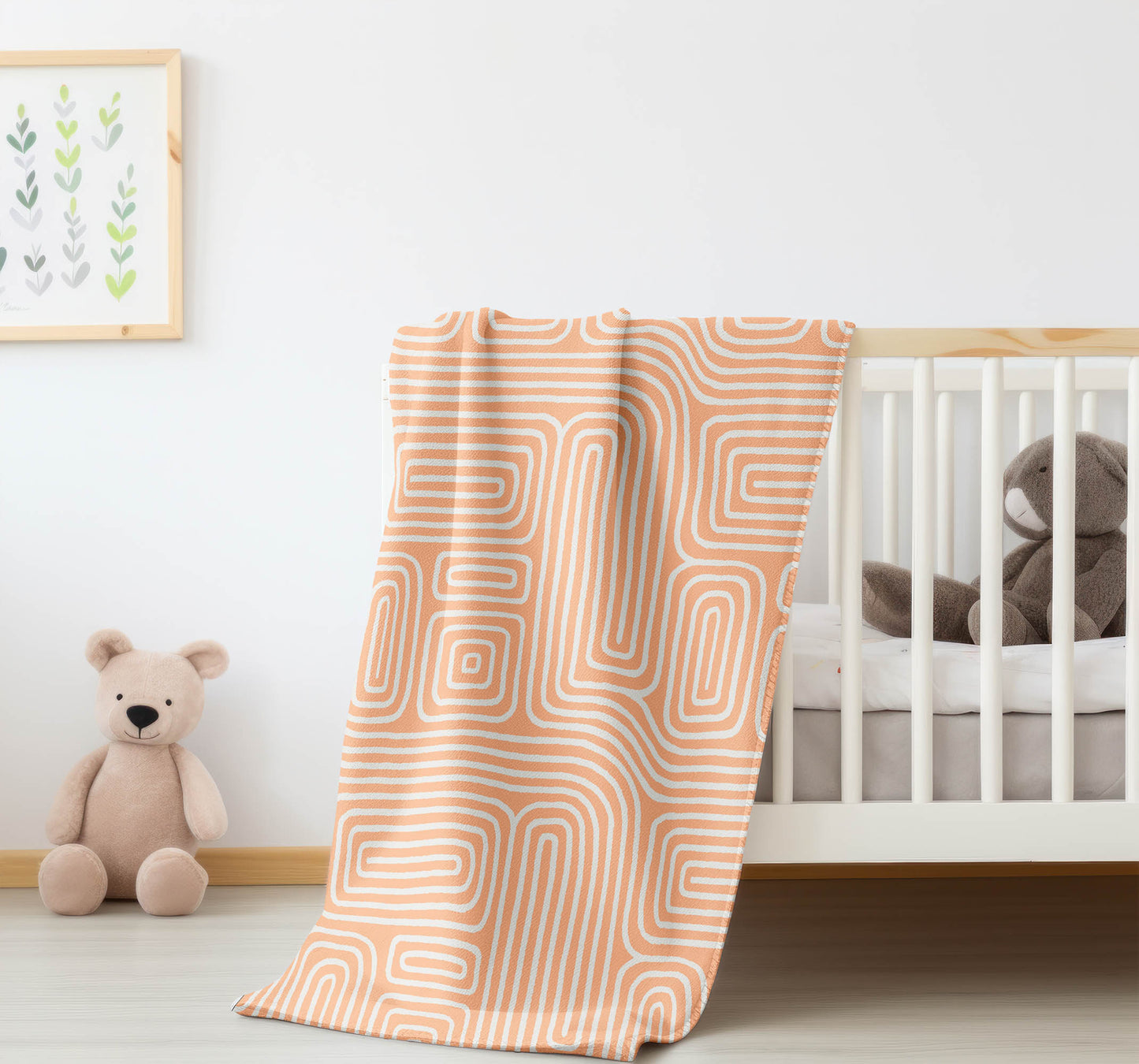 Timeless Walk Velveteen Fleece Blanket
