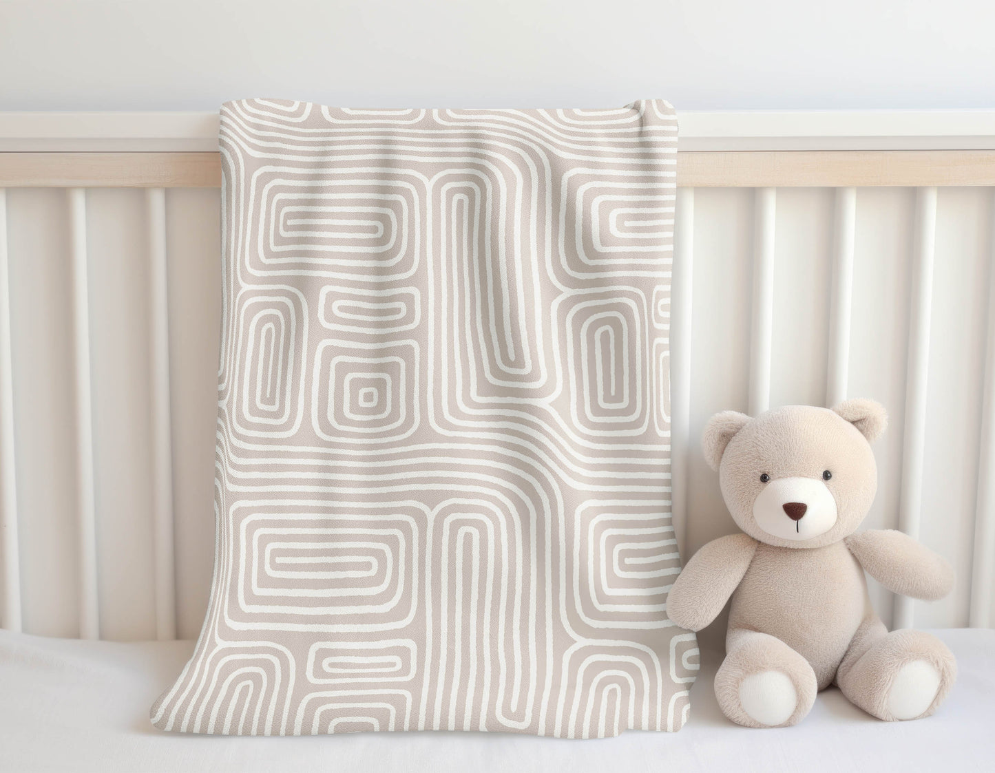 Timeless Walk Velveteen Fleece Blanket