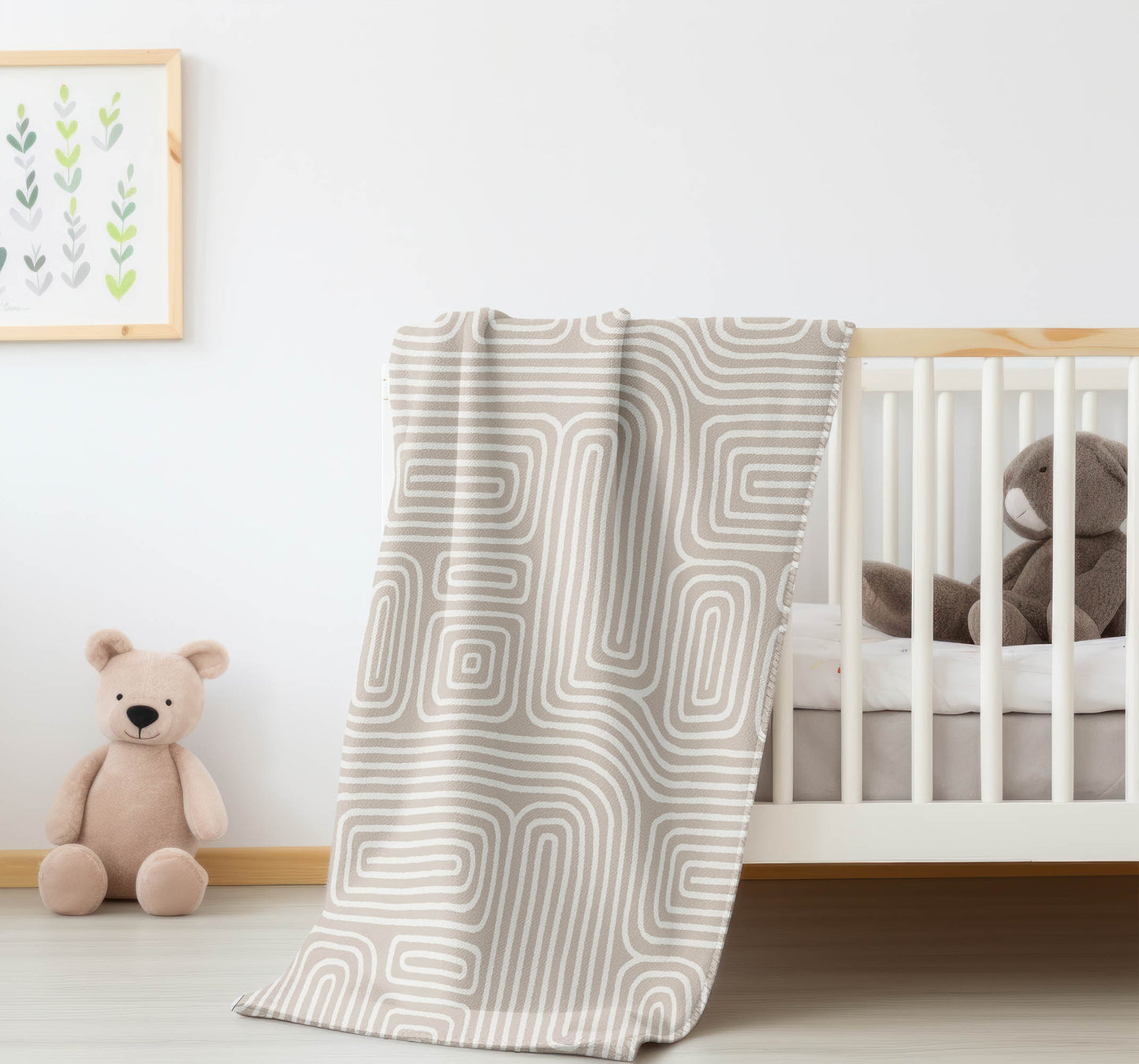 Timeless Walk Velveteen Fleece Blanket