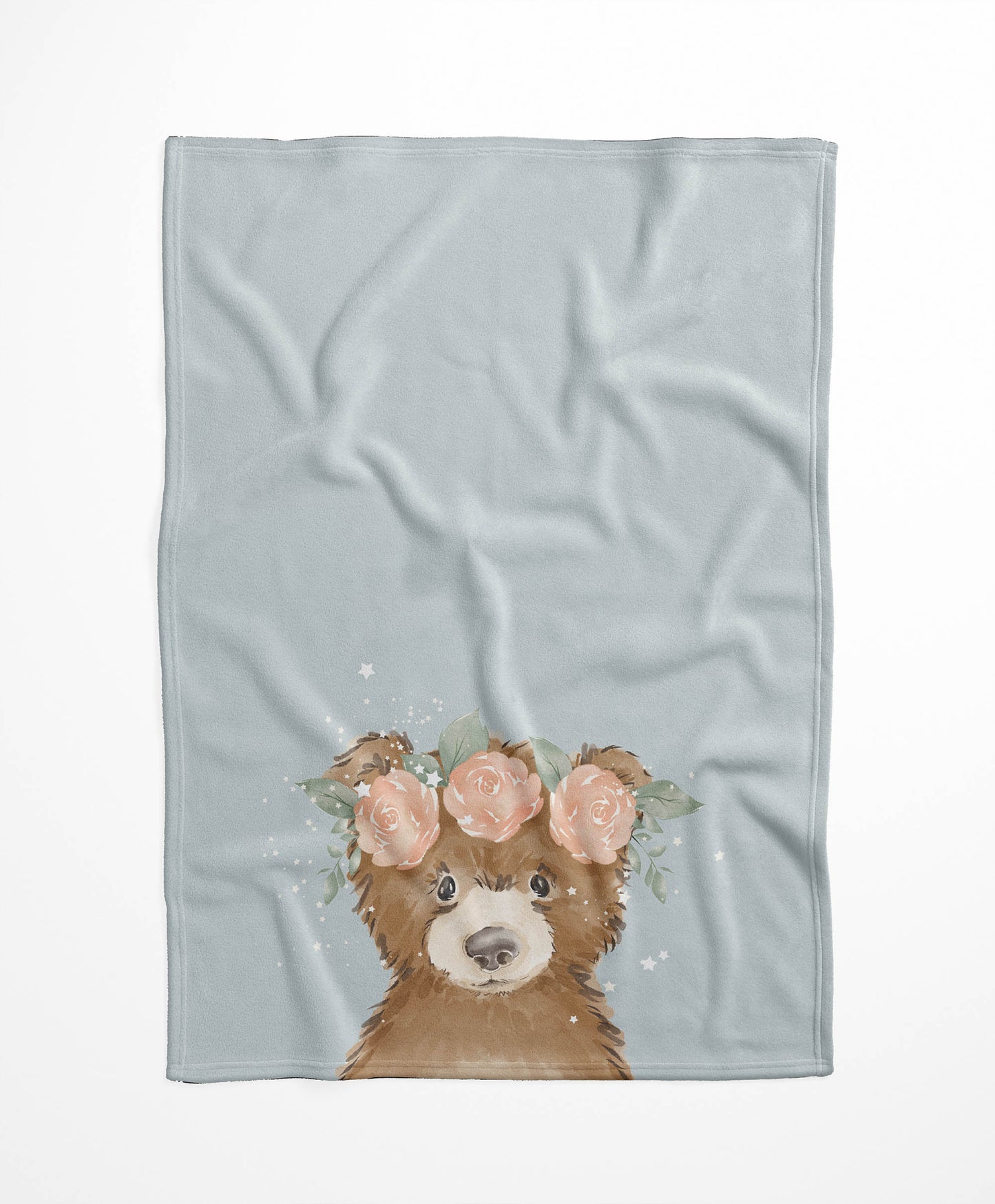 Bearly Velveteen Fleece Blanket