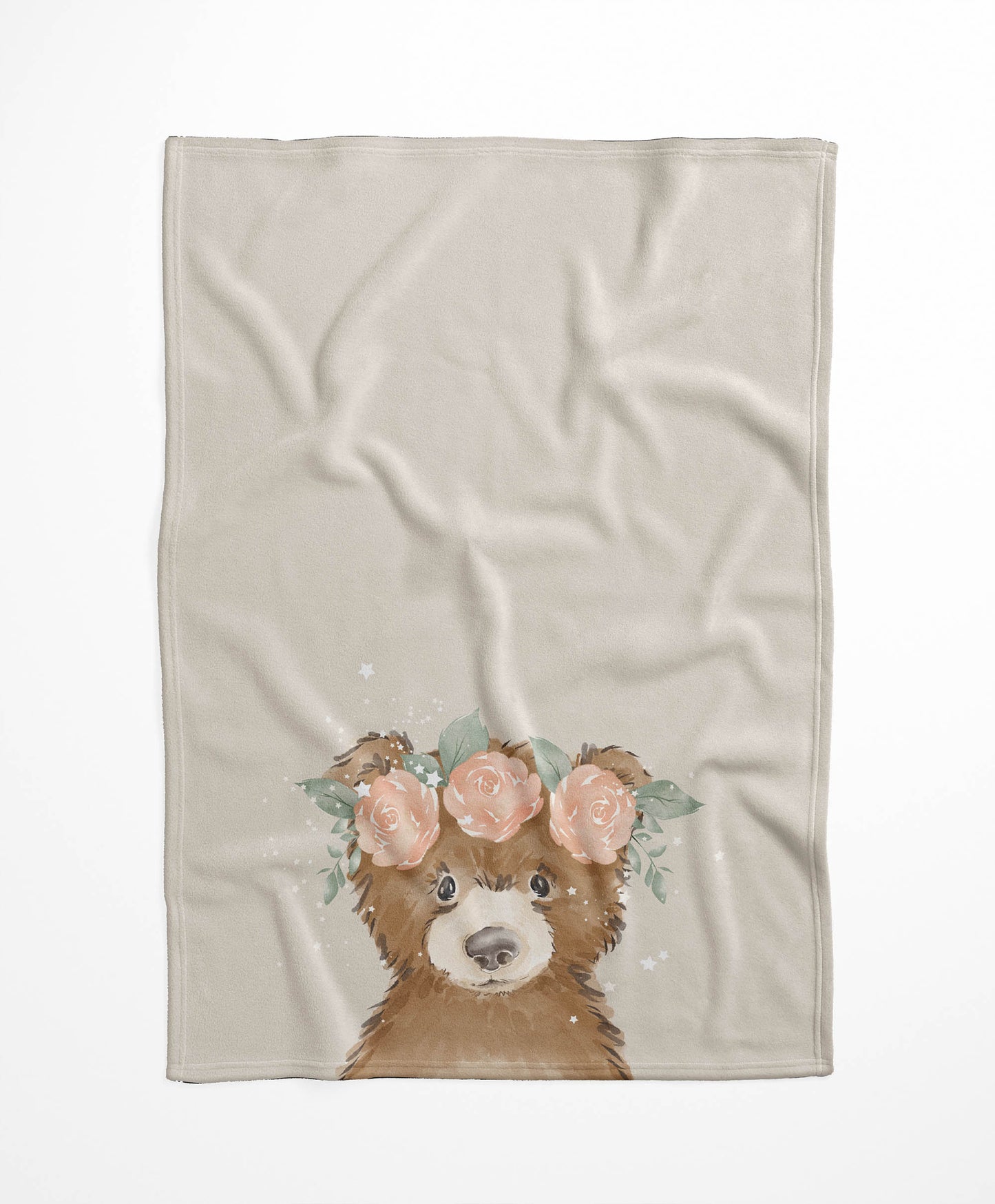 Bearly Velveteen Fleece Blanket
