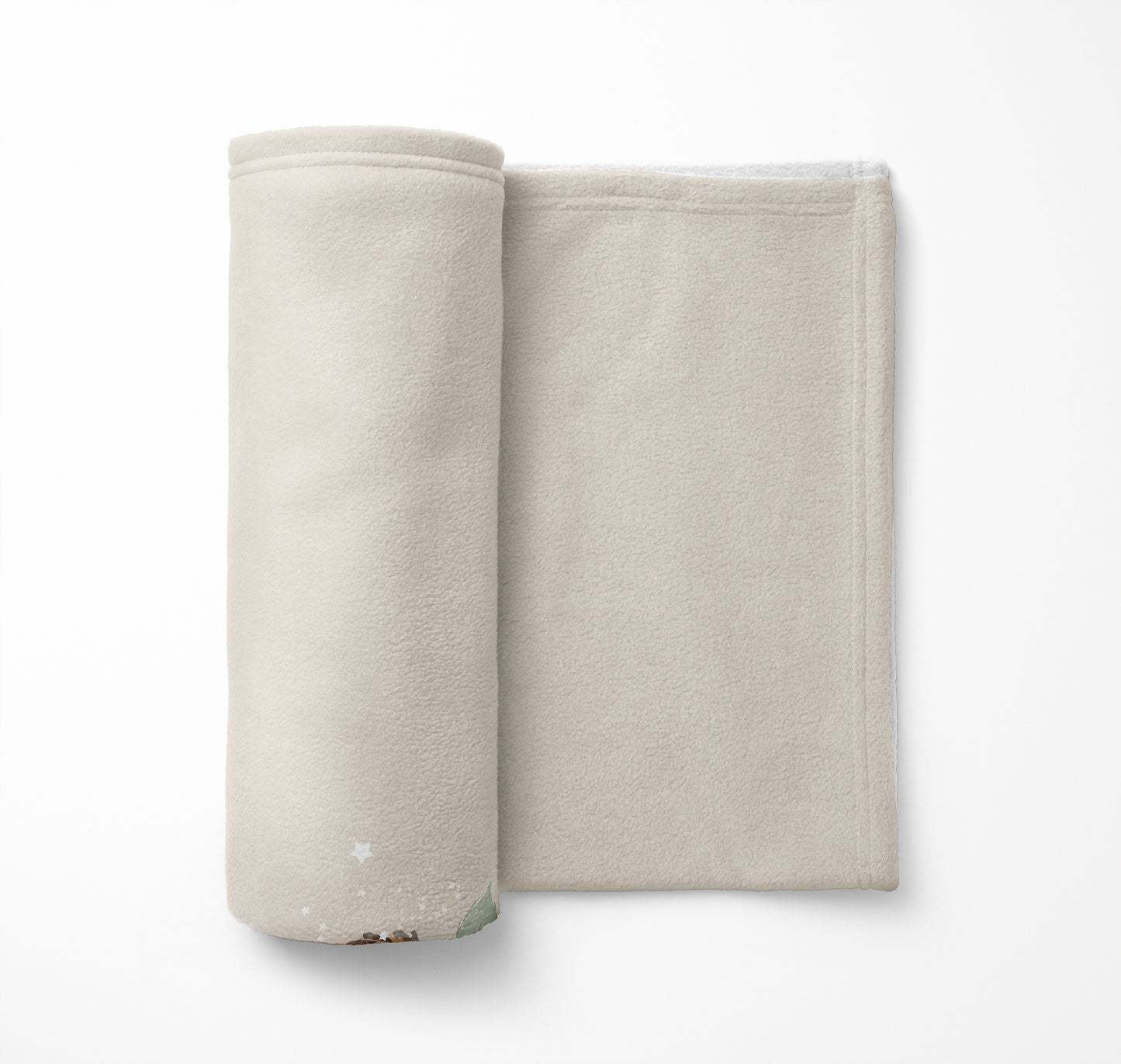 Bearly Velveteen Fleece Blanket