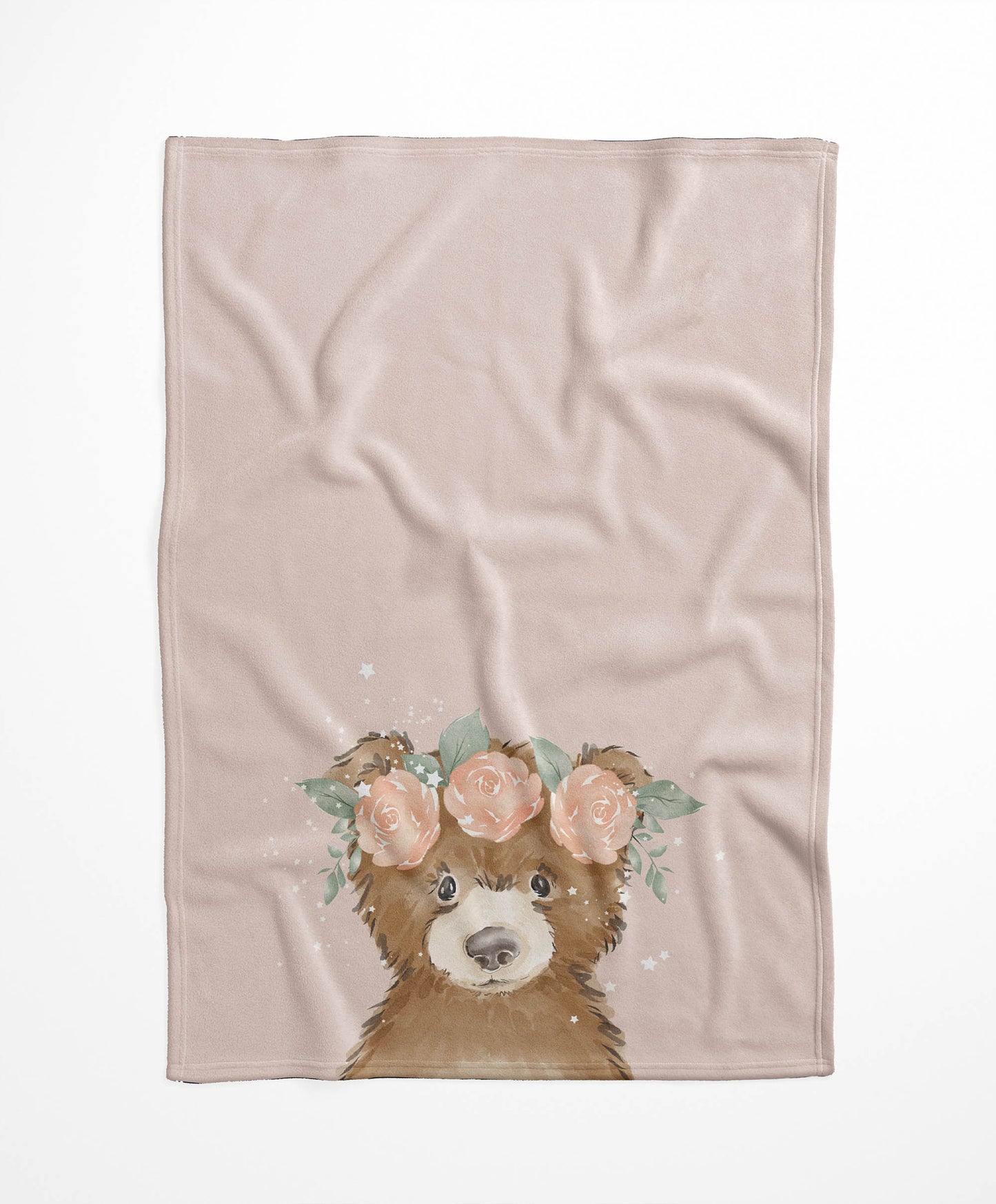 Bearly Velveteen Fleece Blanket