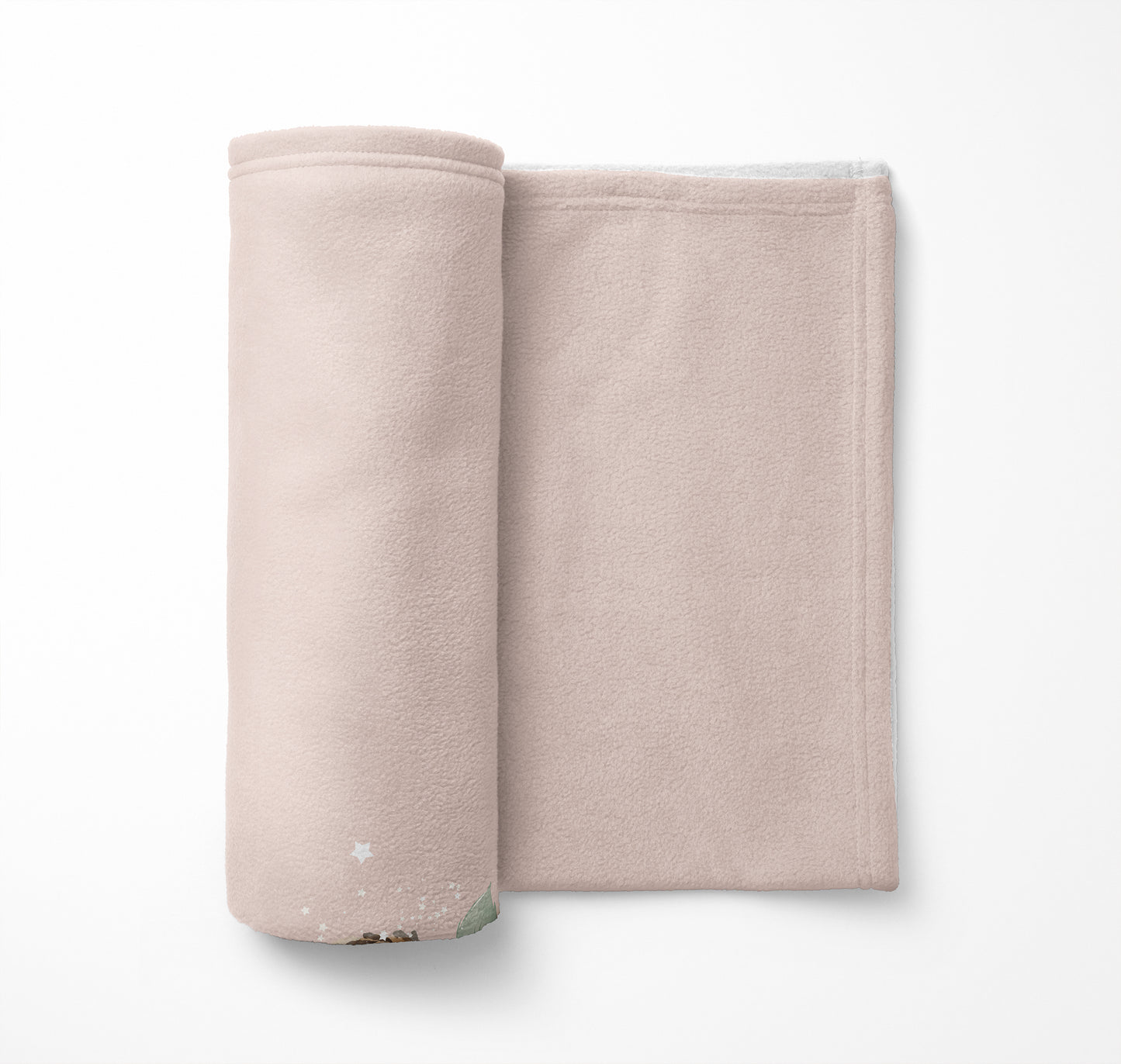 Bearly Velveteen Fleece Blanket