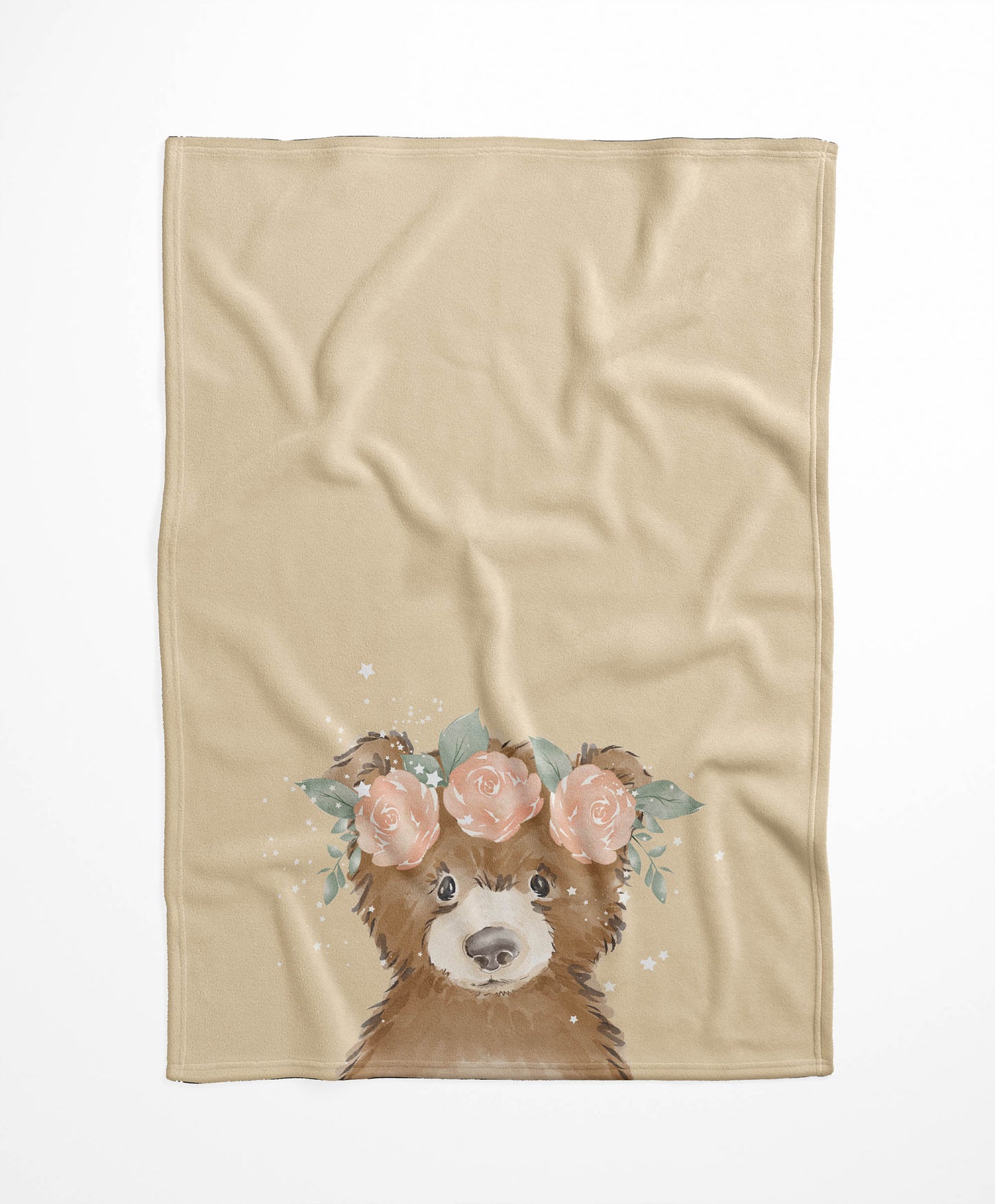 Bearly Velveteen Fleece Blanket