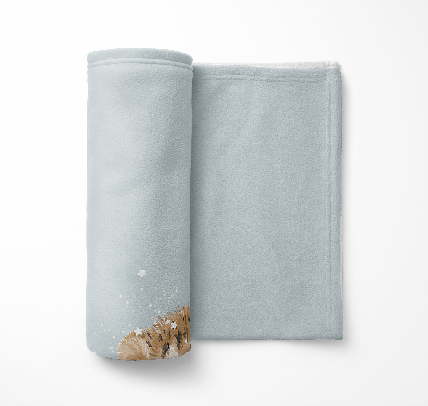 Lil Leopard Velveteen Fleece Blanket