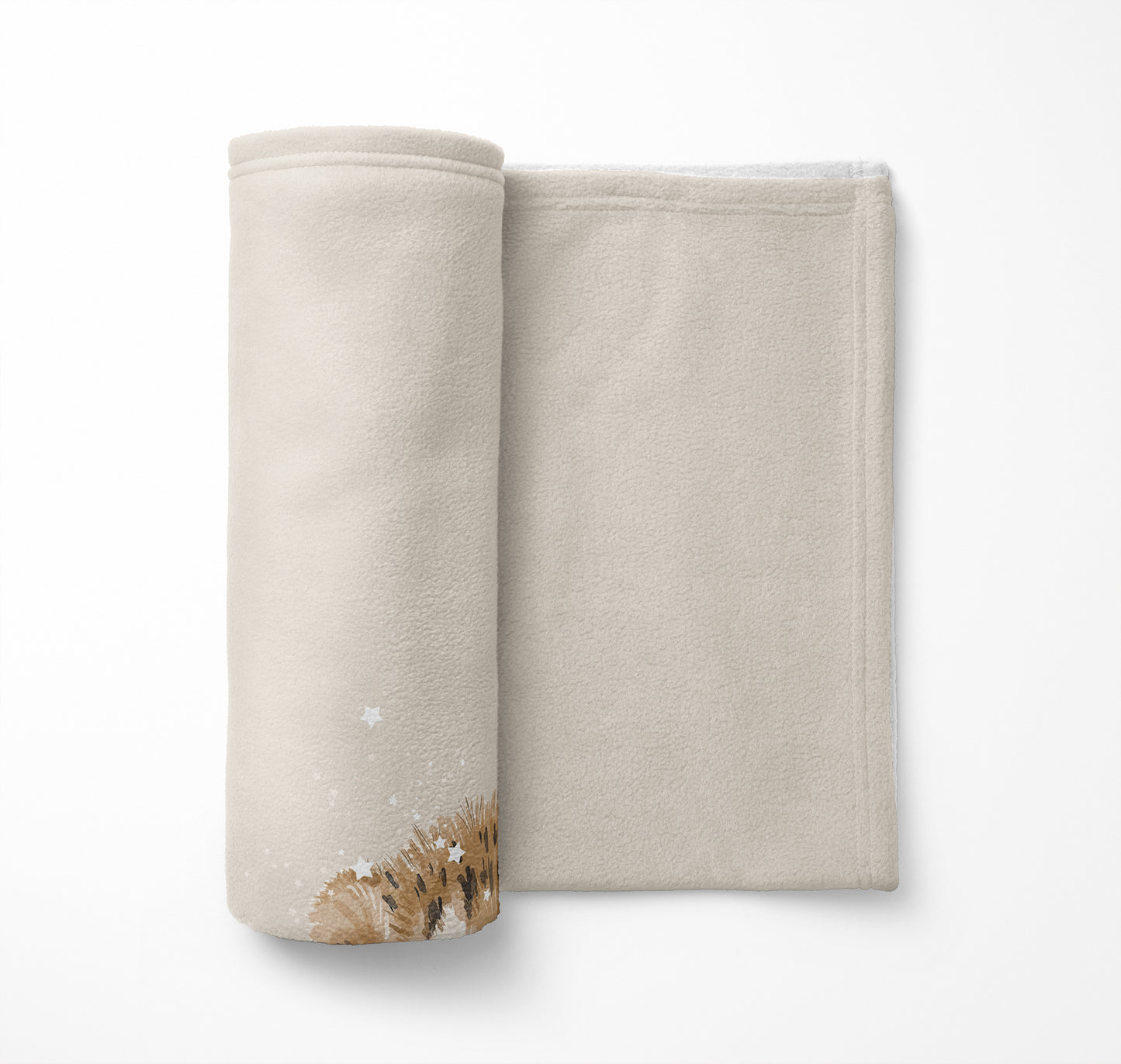 Lil Leopard Velveteen Fleece Blanket