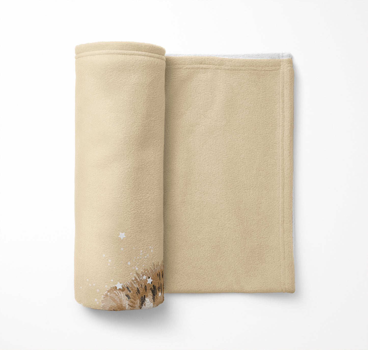Lil Leopard Velveteen Fleece Blanket