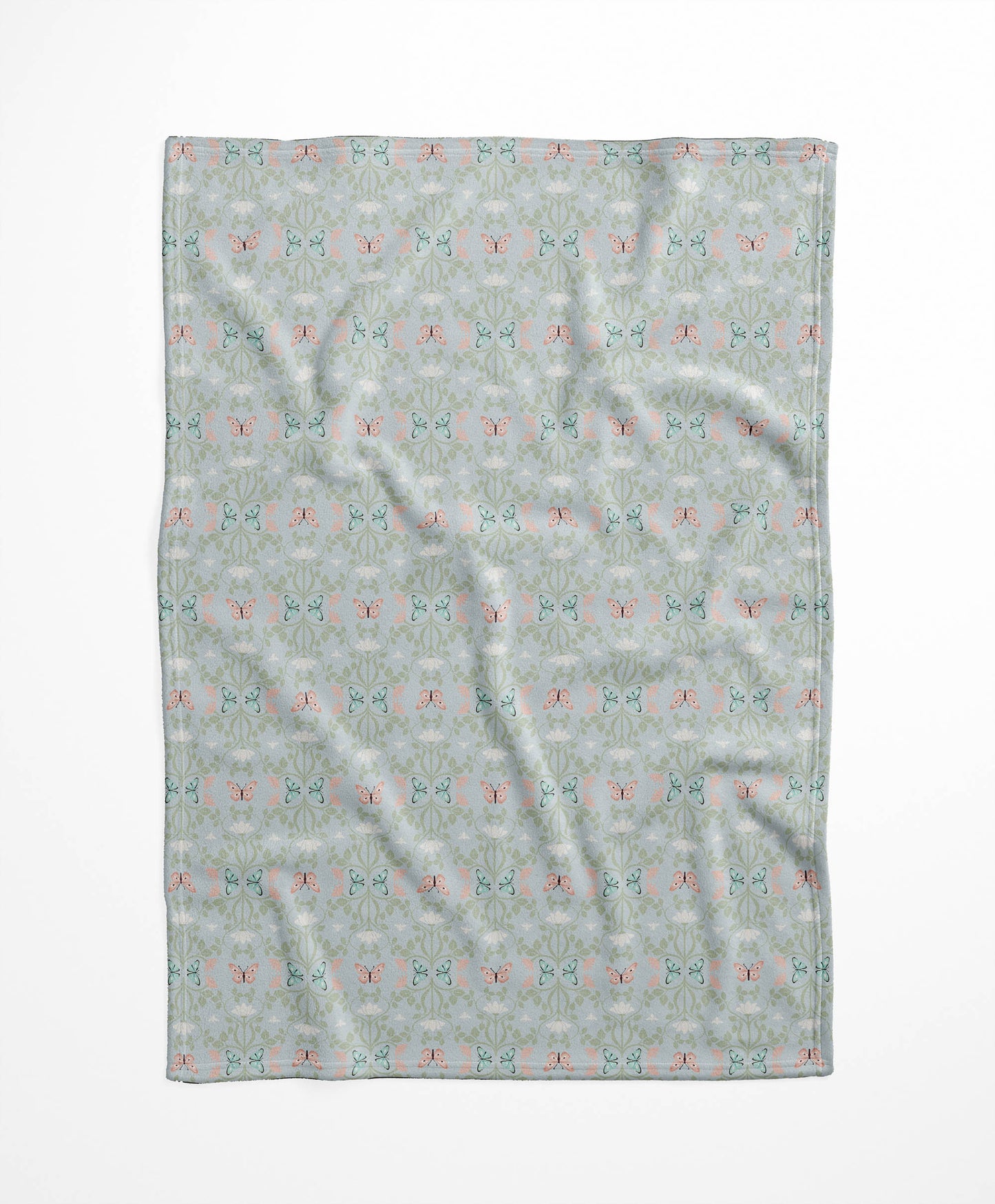 Bees & Butterflies Velveteen Fleece Blanket