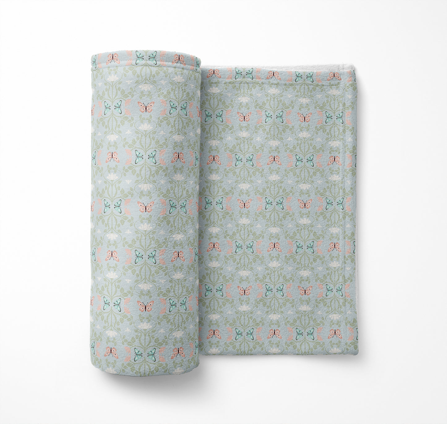 Bees & Butterflies Velveteen Fleece Blanket