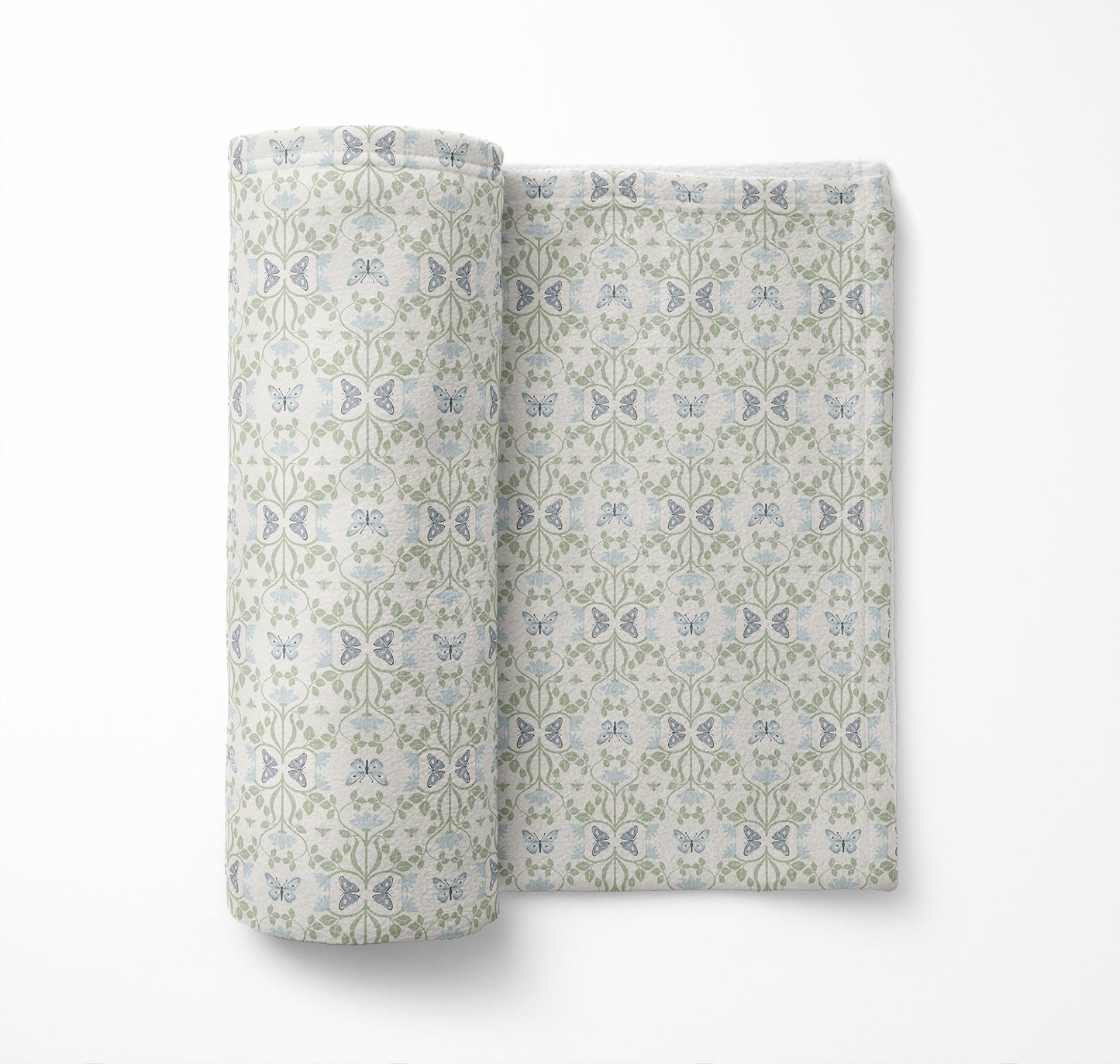 Bees & Butterflies Velveteen Fleece Blanket