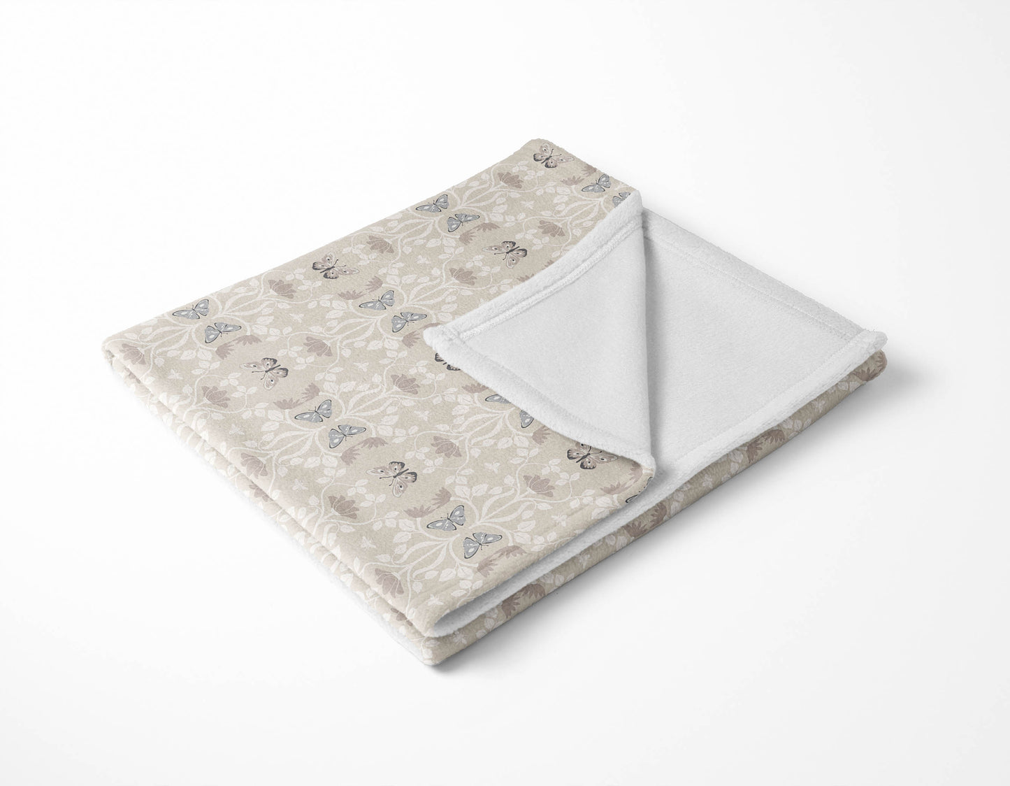 Bees & Butterflies Velveteen Fleece Blanket