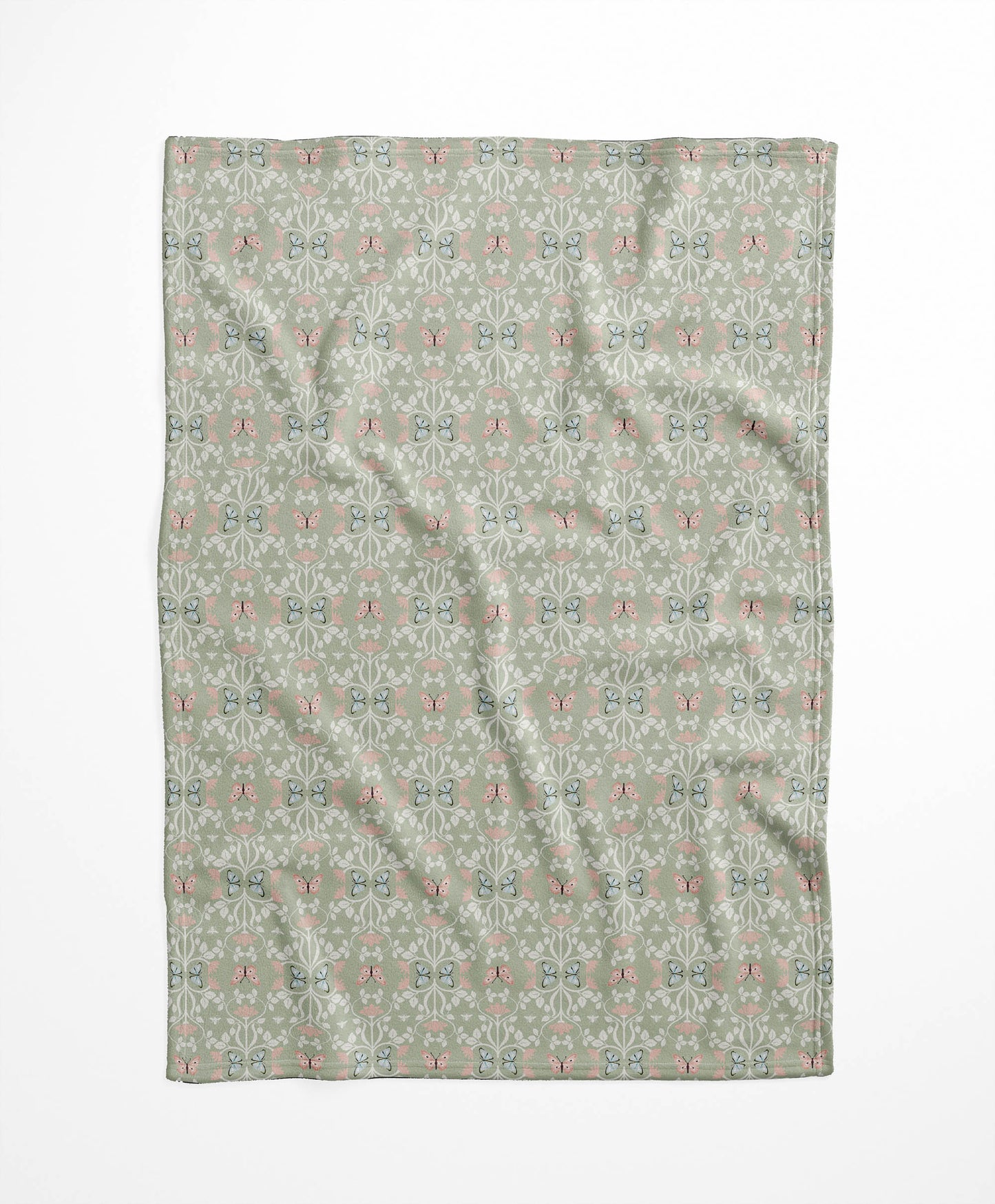 Bees & Butterflies Velveteen Fleece Blanket
